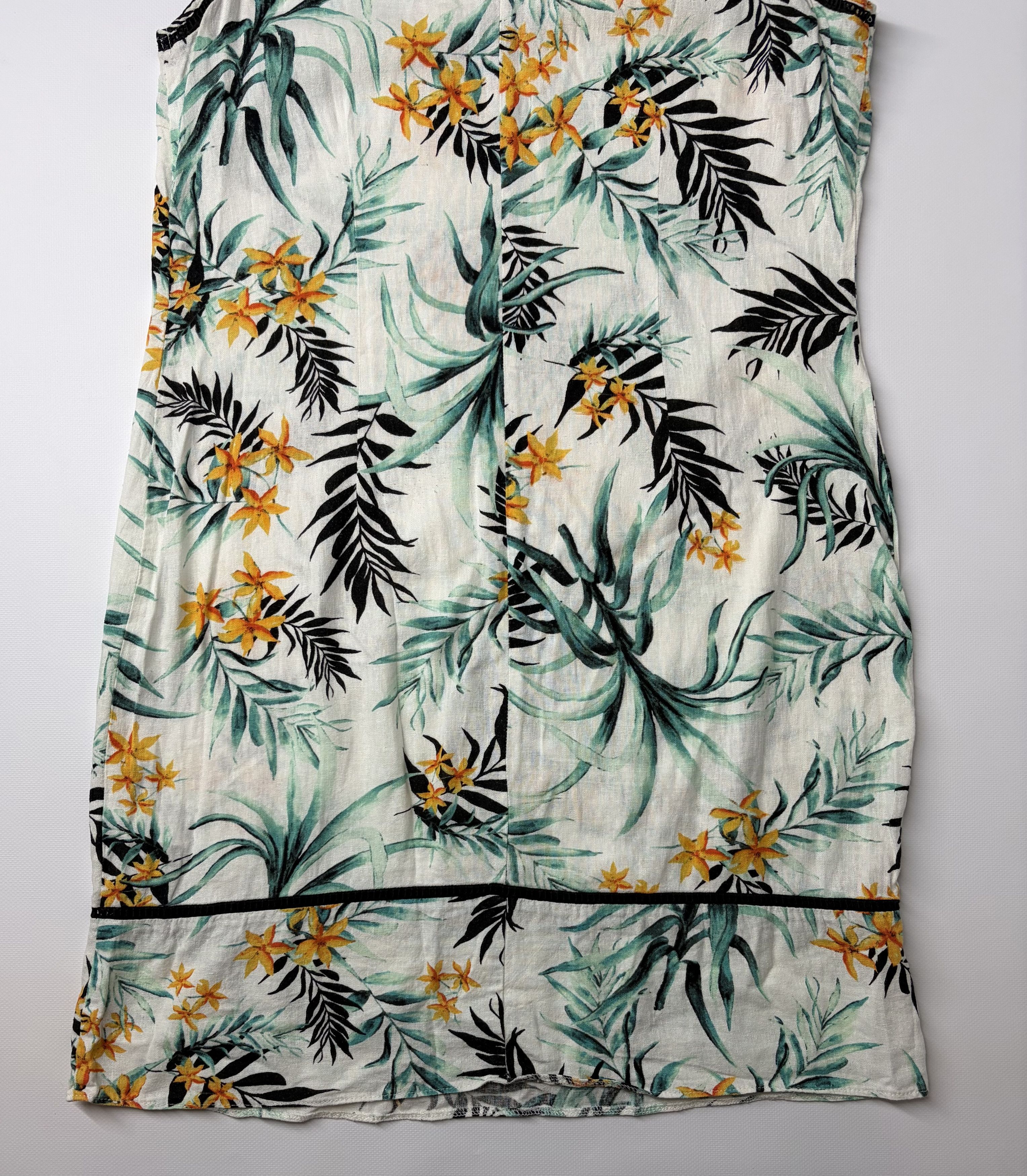 Vintage Vintage Printed Midi Dress Size L / US 10 / IT 46 - 8 Thumbnail
