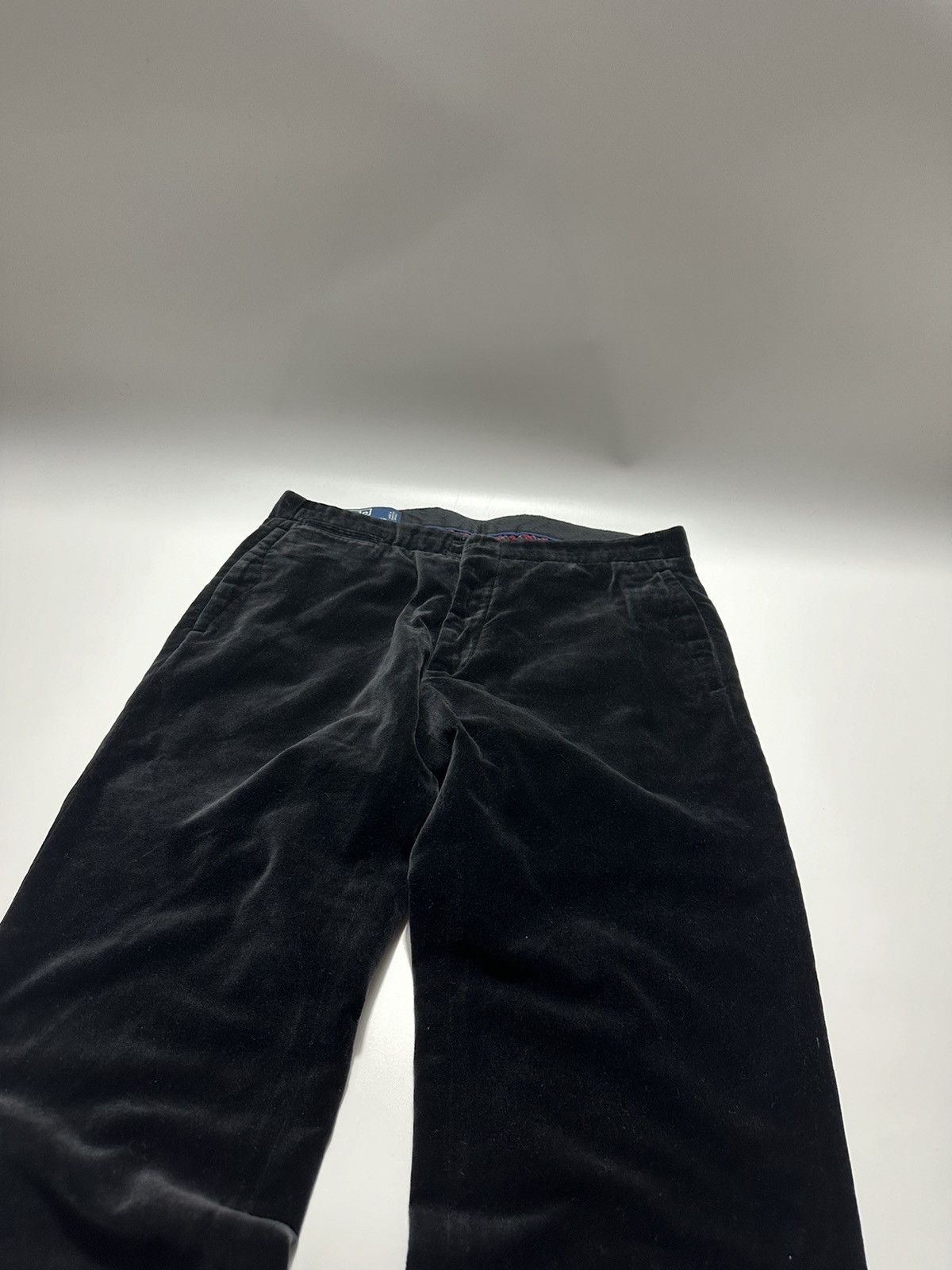 Polo Ralph Lauren × RRL Ralph Lauren × Ralph Lauren Ralph Lauren Vintage Velour Black Pants Size US 32 / EU 48 - 12 Thumbnail