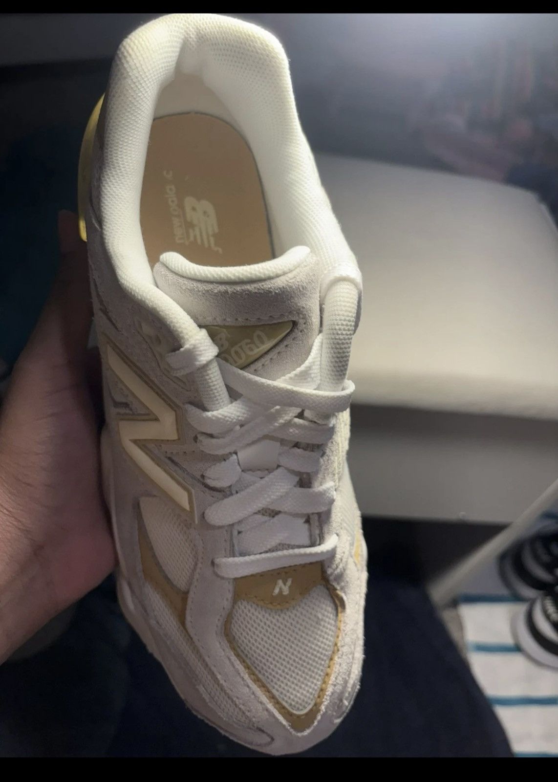 New Balance New Balance White Brown burn Size US 6.5 / EU 39-40 - 8 Thumbnail