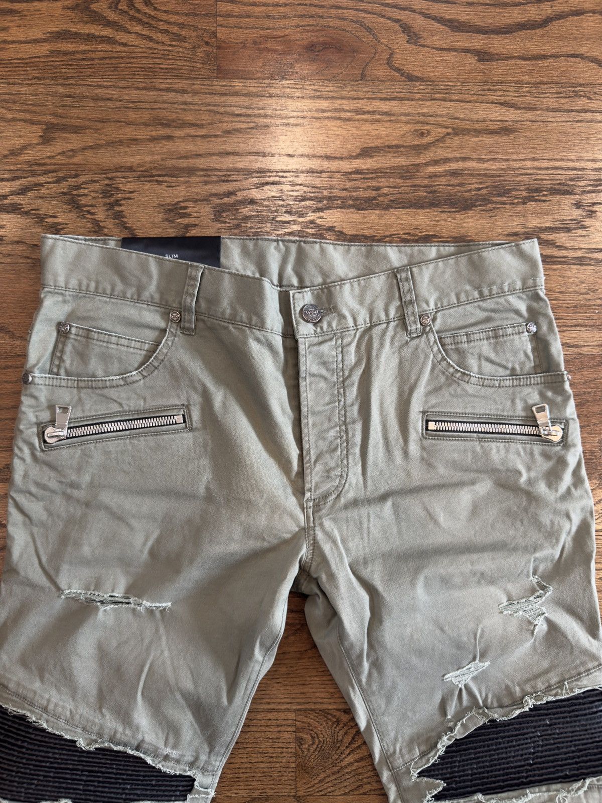 Balmain Balmain x Pierre Balmain Biker Distressed Denim Size US 34 / EU 50 - 3 Thumbnail