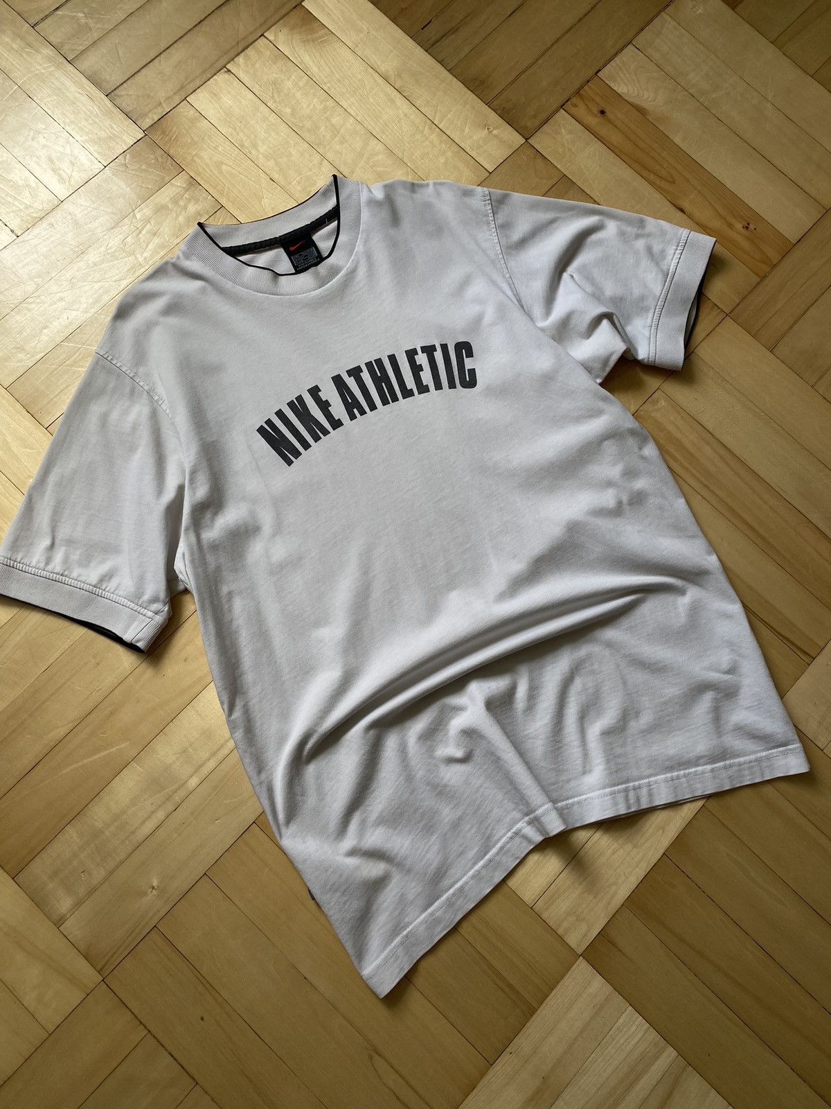 Nike × Vintage Vintage T-shirt Nike Athletic Size US L / EU 52-54 / 3 - 3 Thumbnail
