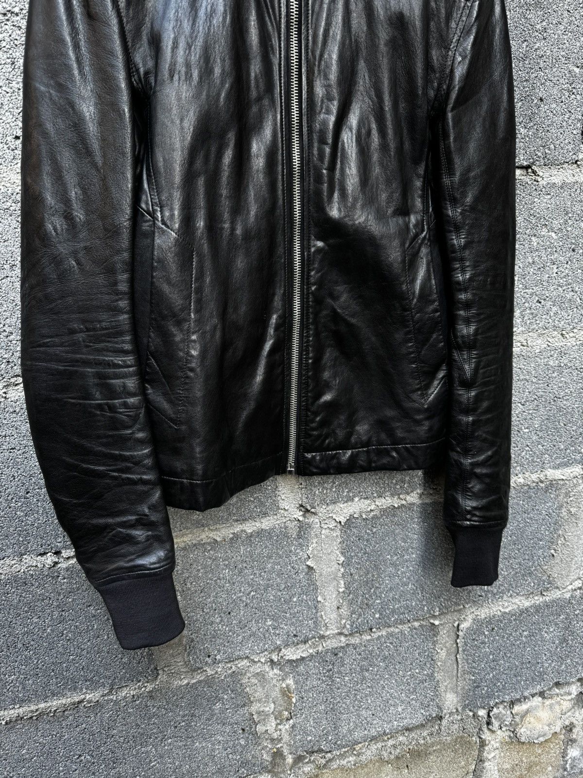 RICK OWENS olmar and mirta LEATHERJACKET 【公式通販】
