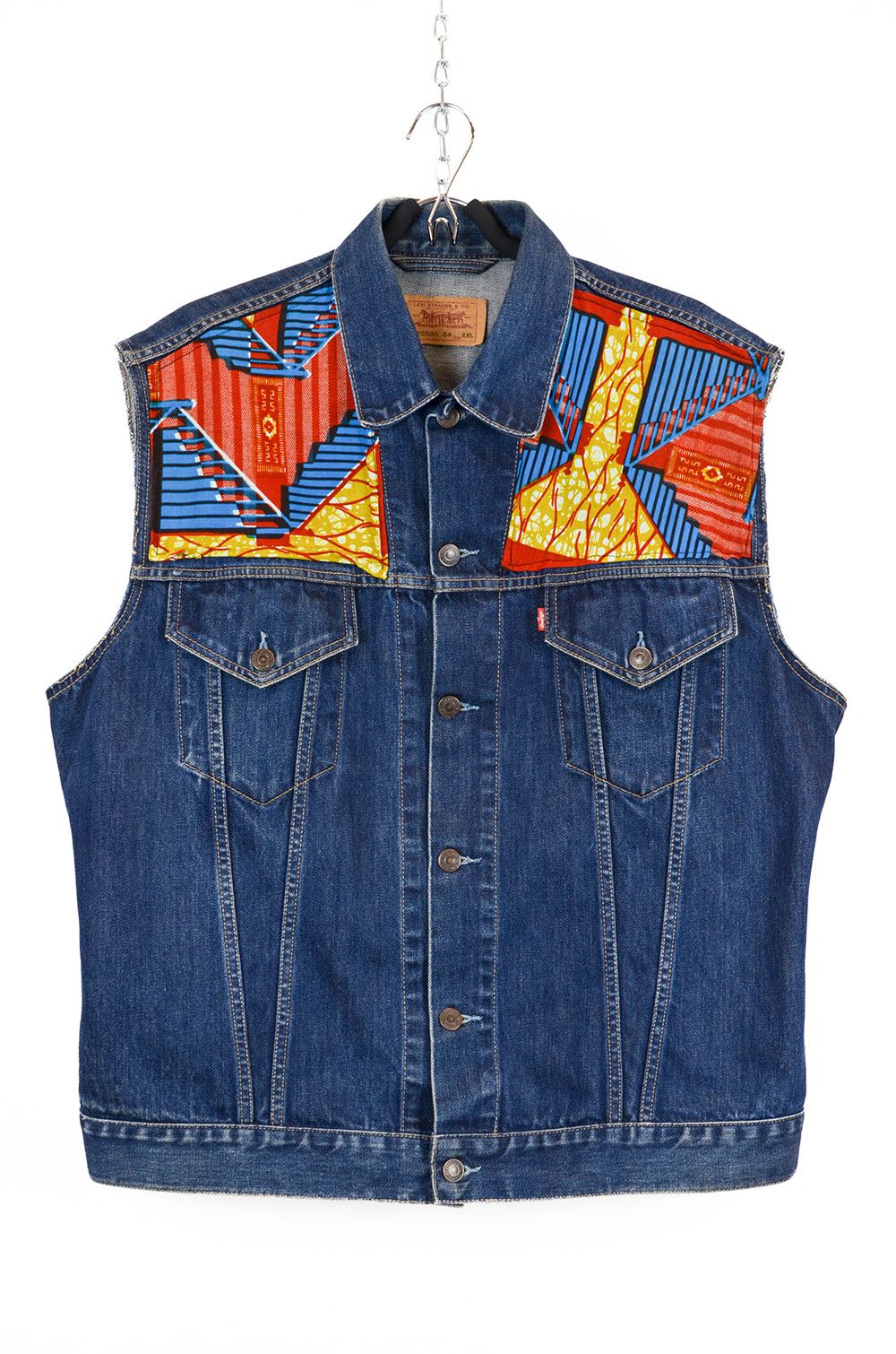 Levi's Levi’s 70500 XXL Denim Vest – Vintage Patchwork Size US XXL / EU 58 / 5 - 1 Thumbnail
