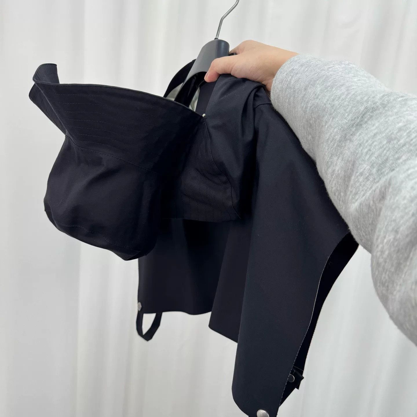 Jil Sander Jil Sander Mackintosh Hooded Windbreaker Vest Size US S / EU 44-46 / 1 - 9 Thumbnail
