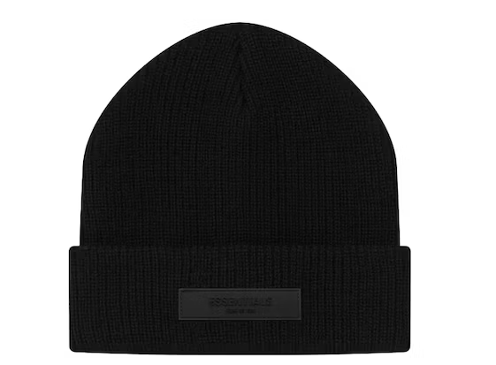 Fear of God Fear of God Essentials Beanie Black | Grailed