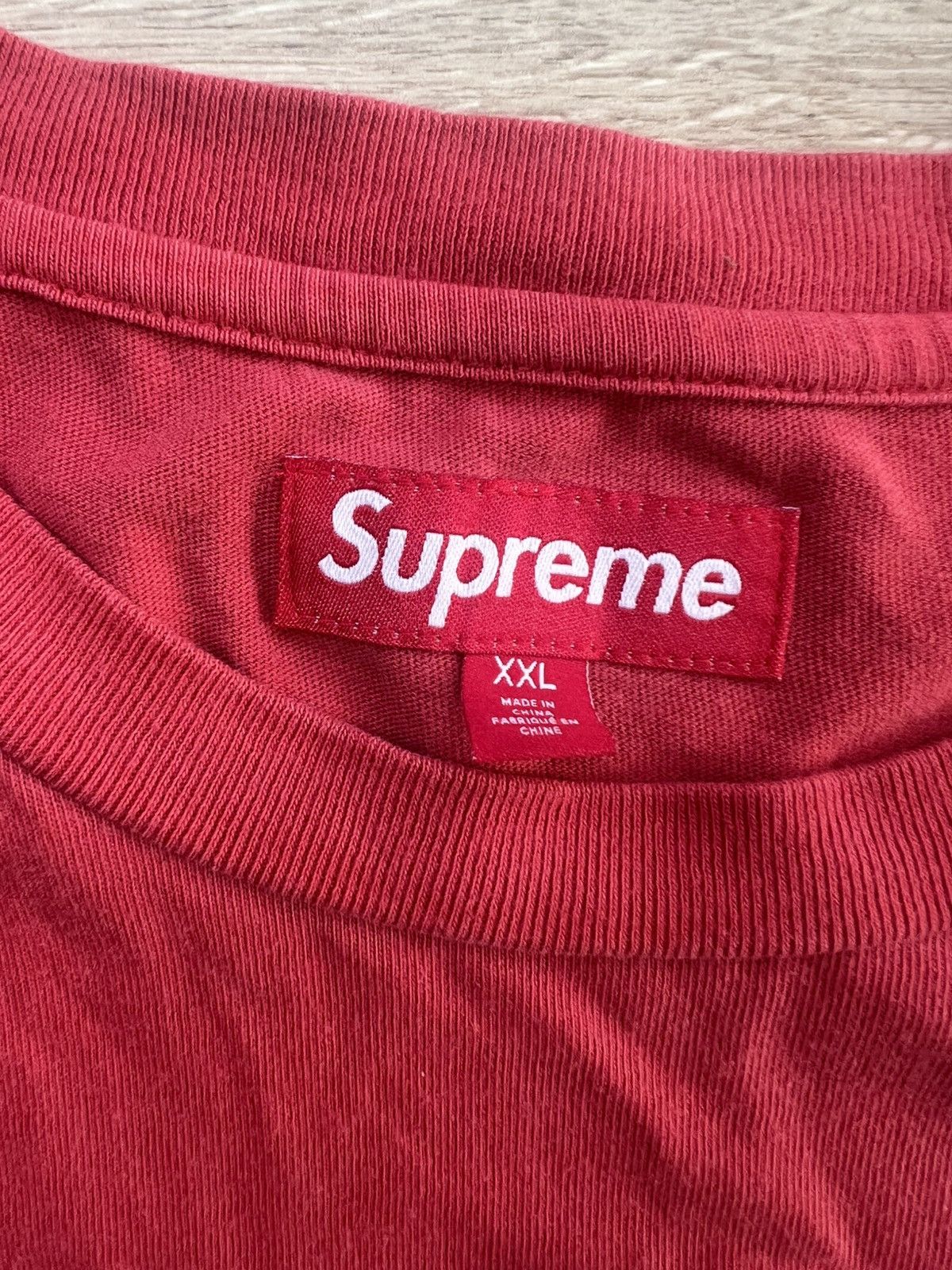 Supreme Supreme flocked wash s/s top Size US XXL / EU 58 / 5 - 4 Thumbnail