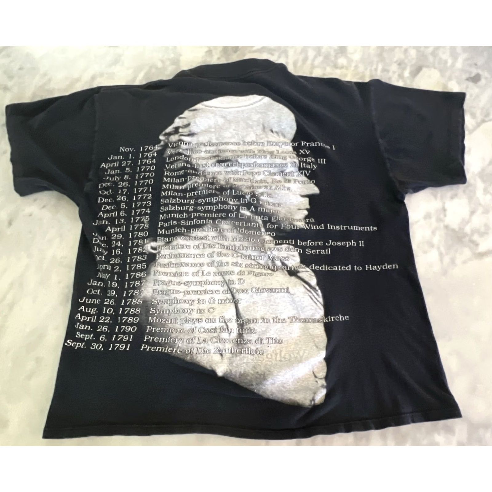 Doublet VINTAGE Mozart Single Stitch T-Shirt Men’s XL Black Face Double Sided Shirt Mens XL Black 90s Size US XL / EU 56 / 4 - 3 Thumbnail
