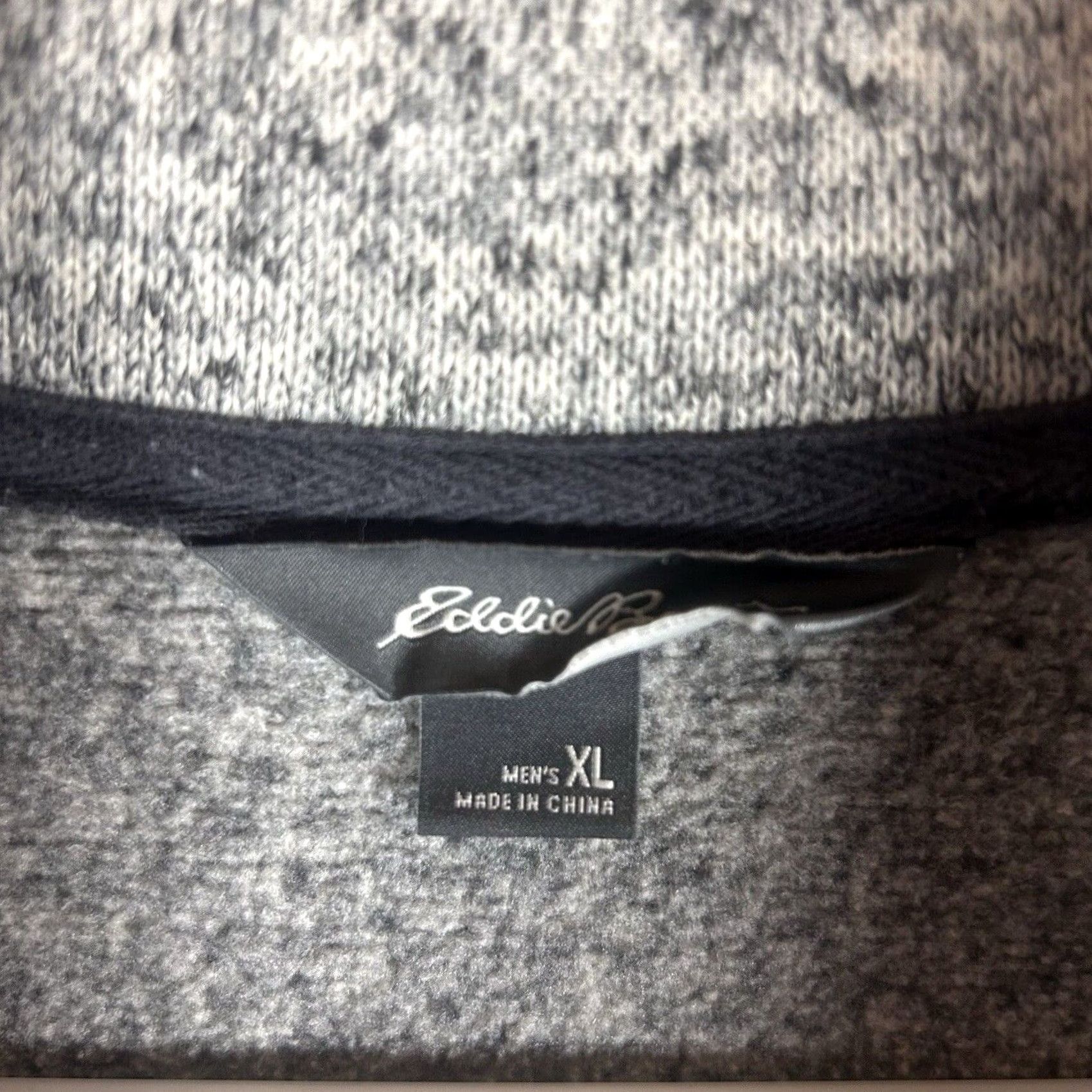 Eddie Bauer Eddie Bauer Fleece Sweater Mens XL Gray Mock Neck Pullover 1/4 Snap Button Casual Pullover Sweater Size US XL / EU 56 / 4 - 4 Thumbnail