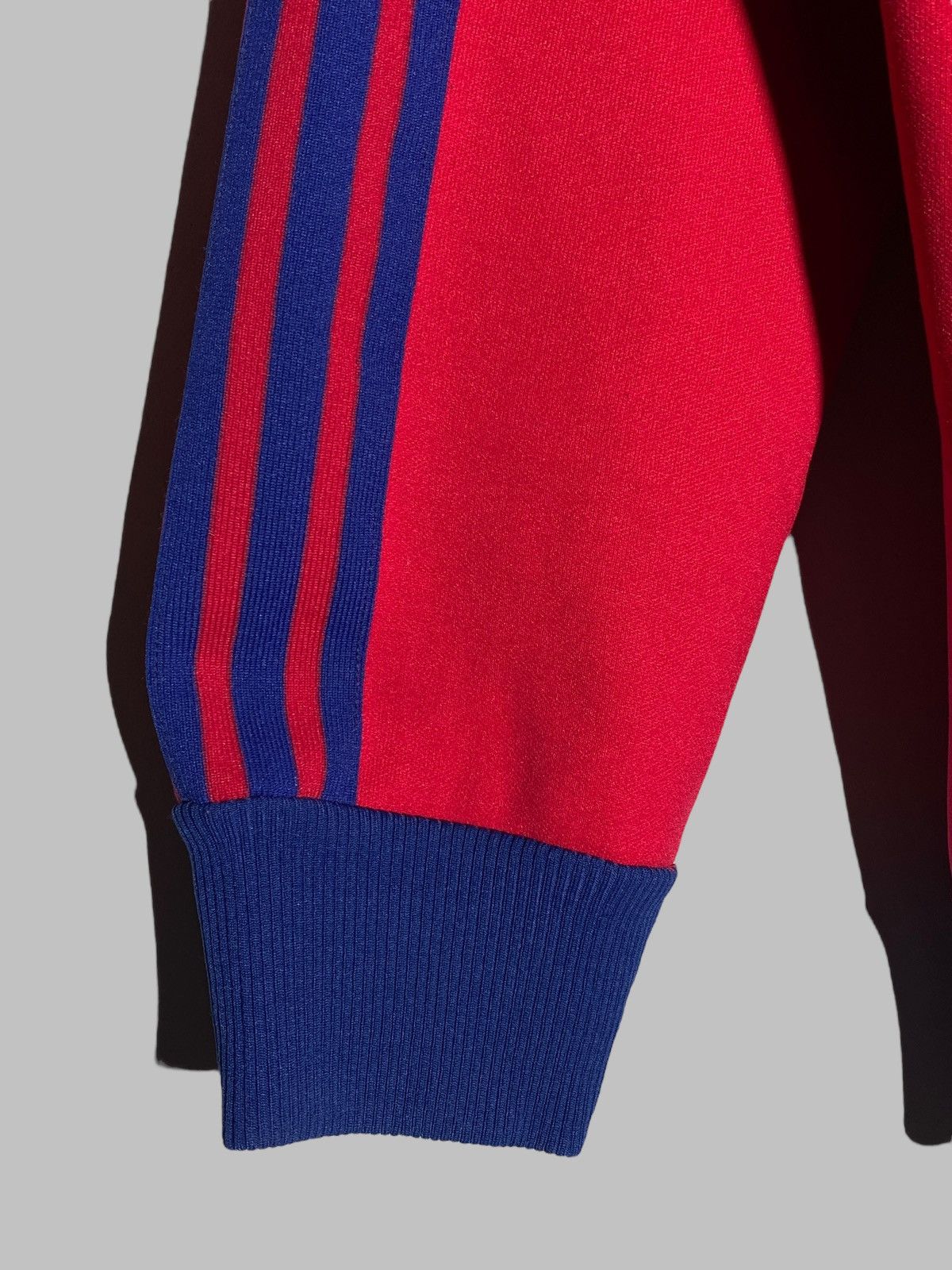 Vintage Vintage 60s 70s Adidas Track Jacket Red Made in West Germany Size US M / EU 48-50 / 2 - 7 Thumbnail