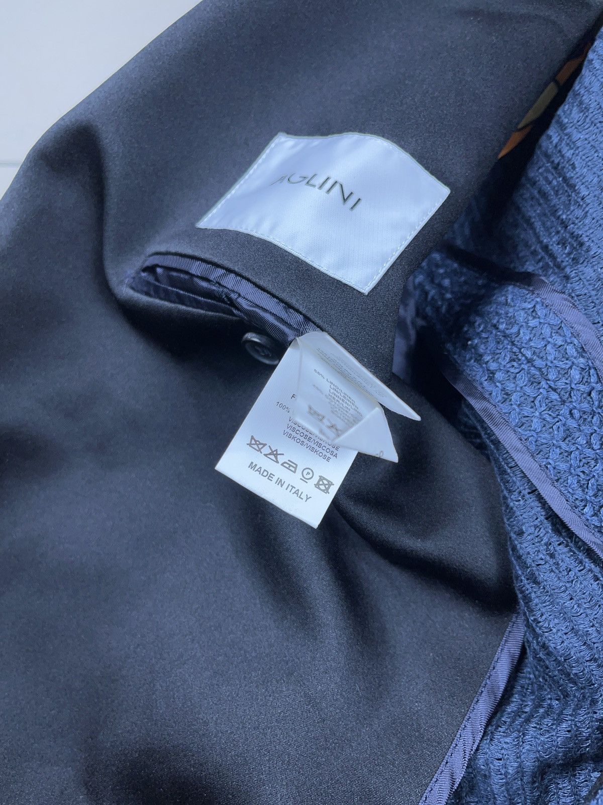 AGLINI ➕ aglini linen 6 buttons casual made in Italy blazer Size XL / US 12-14 / IT 48-50 - 5 Thumbnail