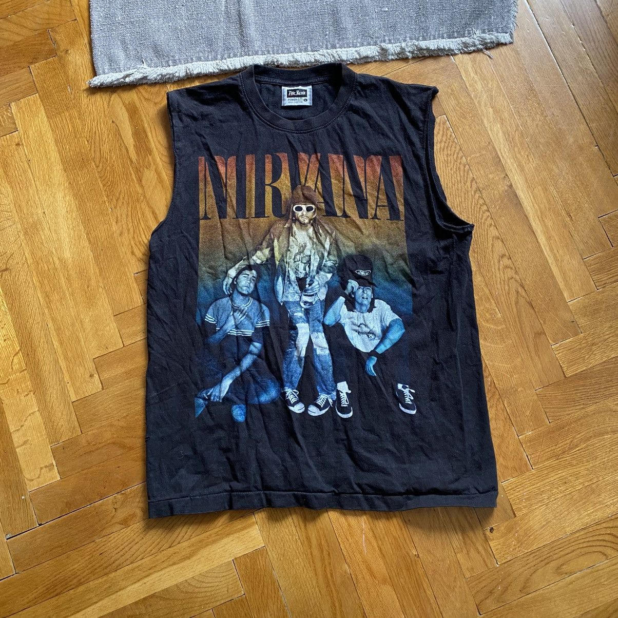 Band Tees VINTAGE NIRVANA DISTRESSED FADED TANK T SHIRT Size US L / EU 52-54 / 3 - 1 Thumbnail