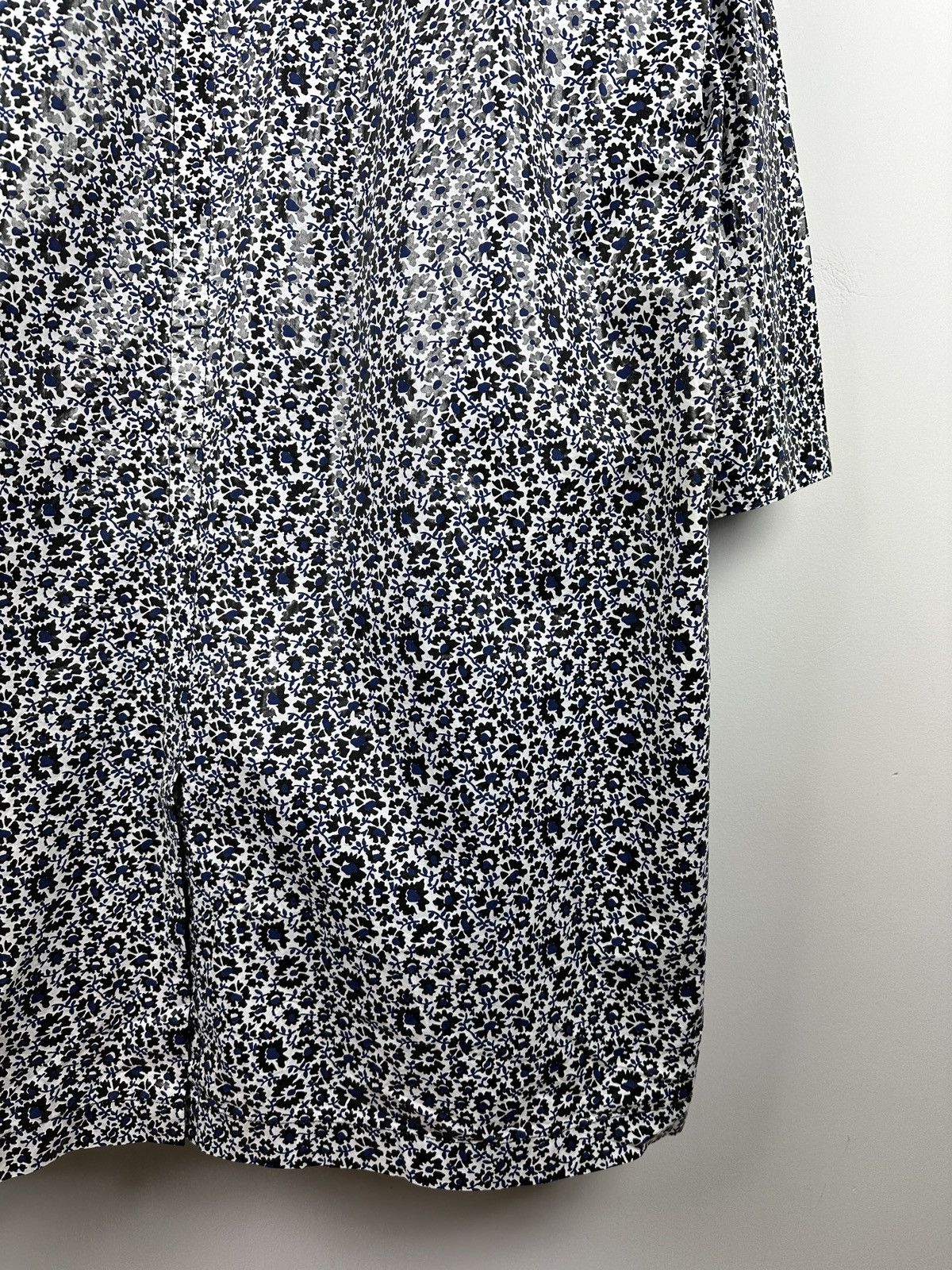 Jil Sander × Vintage Jil Sander Floral Print Trench Coat Jacket Size L / US 10 / IT 46 - 24 Thumbnail