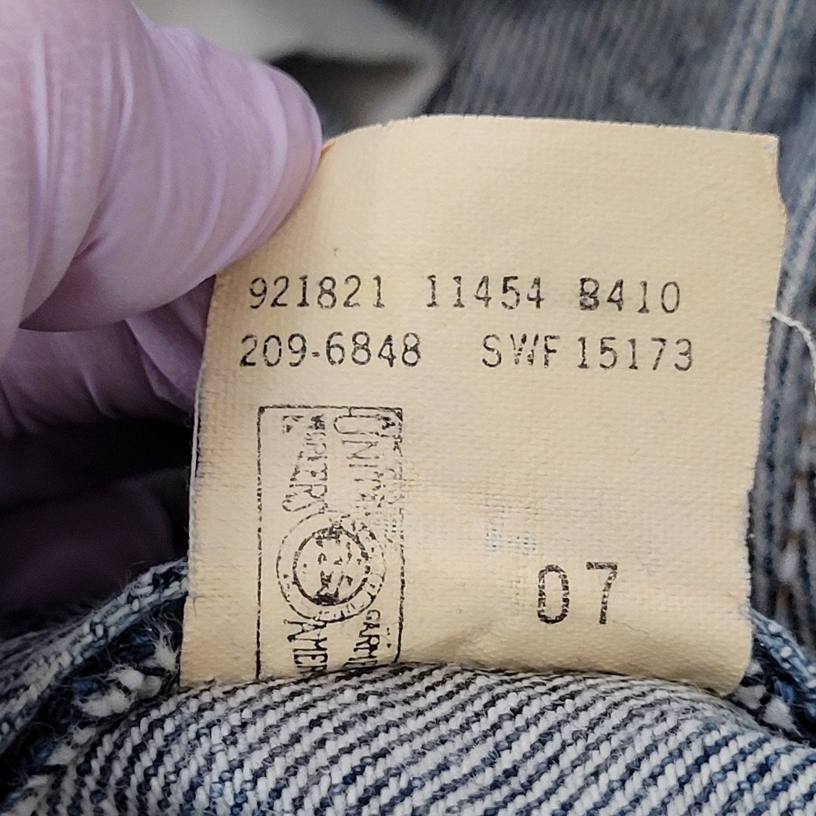 Lee VTG 80s Lee Riders Acid-Wash Jeans 30x30 USA 209-6848 Size US 30 / EU 46 - 20 Thumbnail