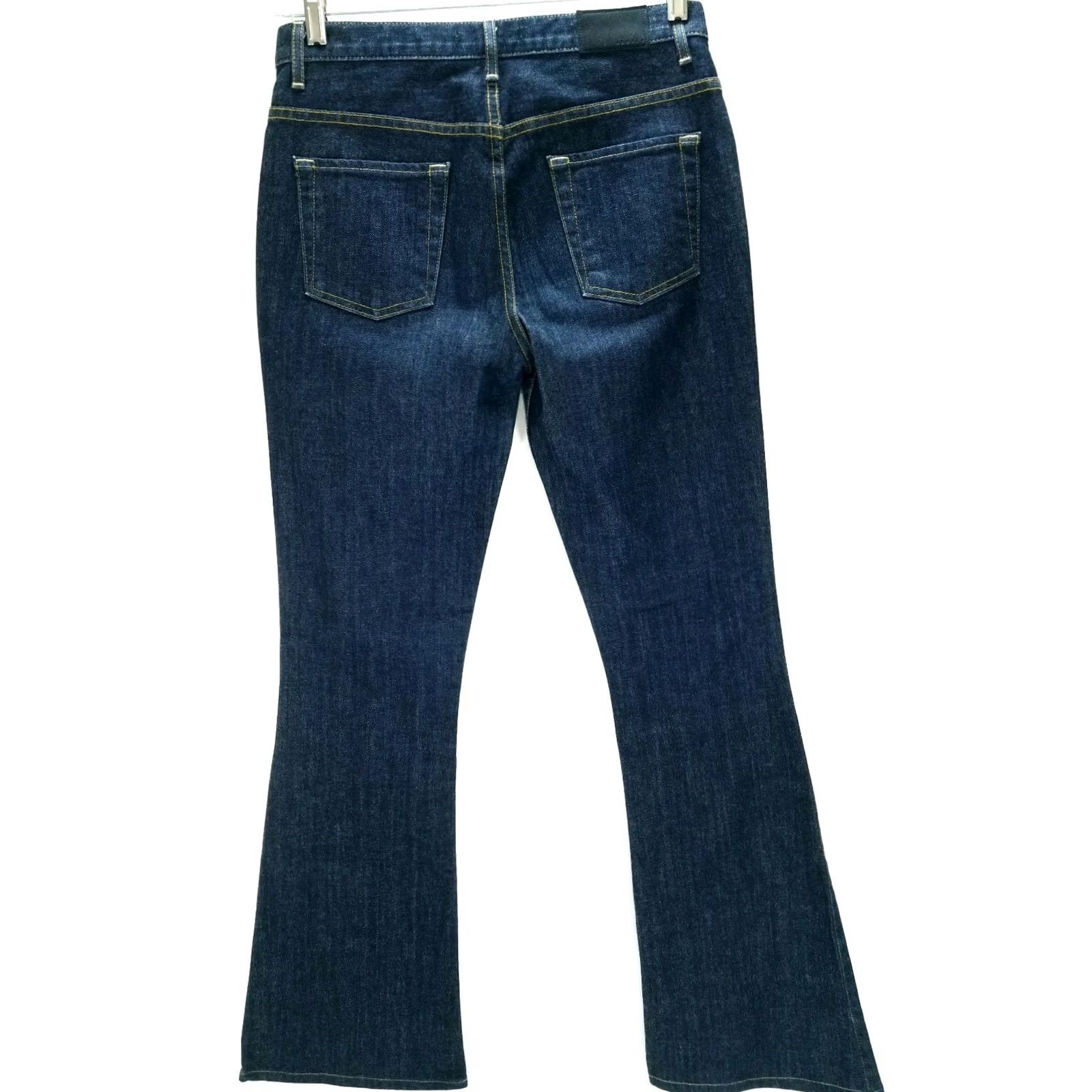 Theory THEORY Dark Blue / Indigo Flare Leg Jeans Women's Size 28 Size 28" / US 6 / IT 42 - 5 Thumbnail
