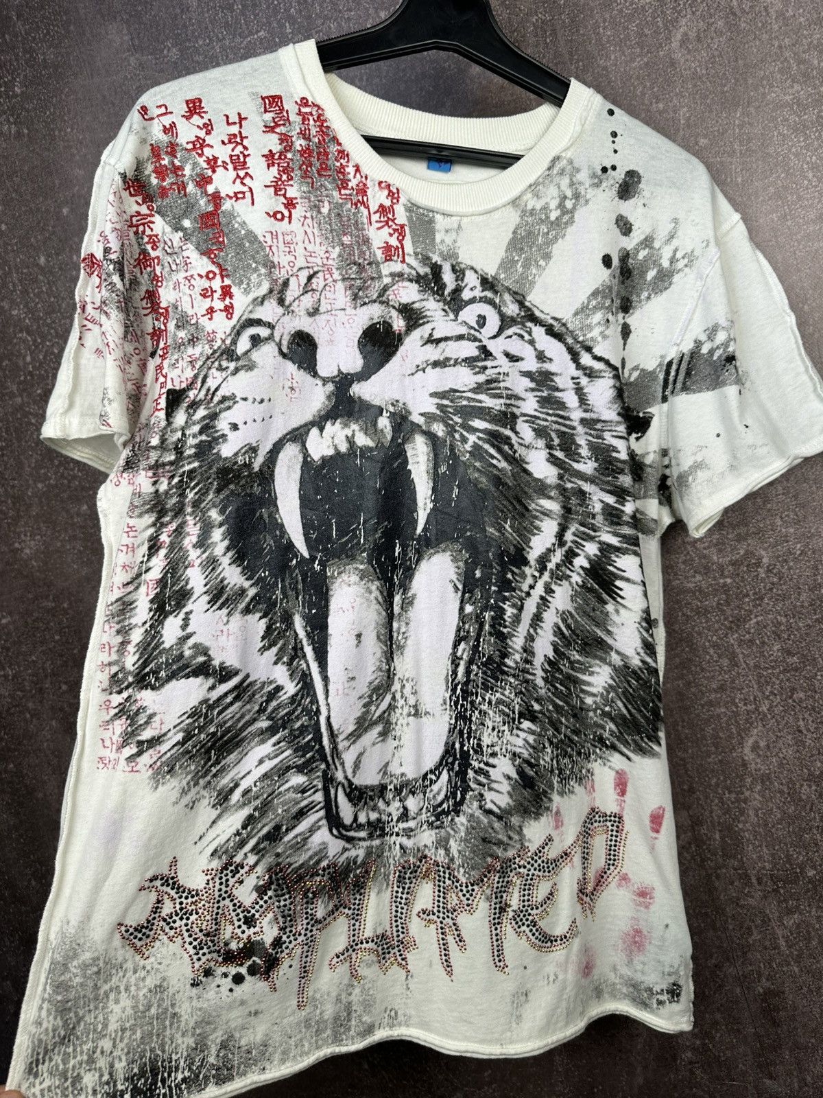 Amplified Amplified Skull Tiger Y2K T Shirt Tee Hardy Style Size US M / EU 48-50 / 2 - 2 Thumbnail