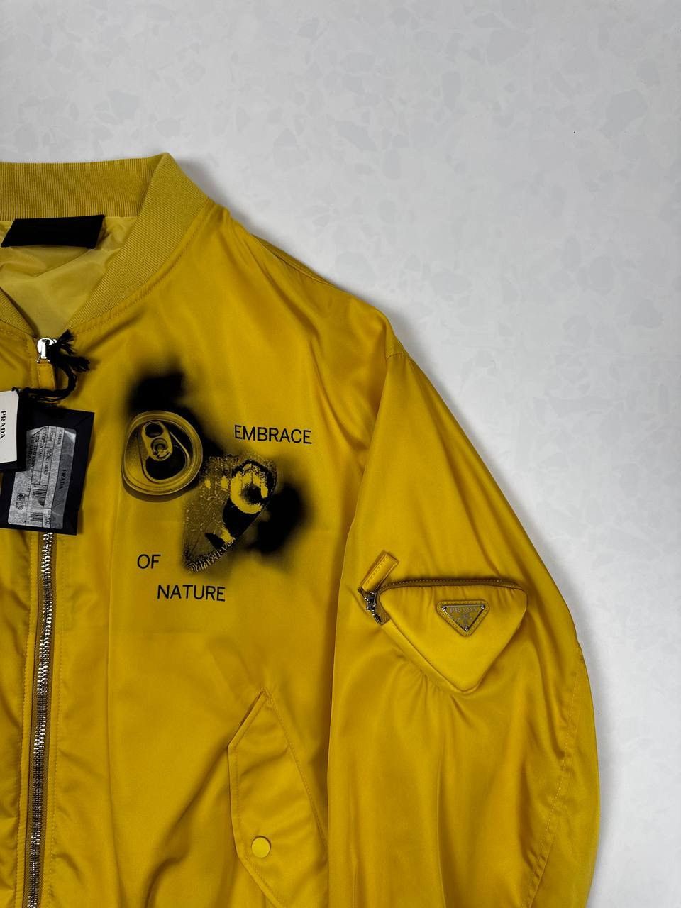Prada Prada Cargo Pocket Nylon Bomber Jacket Size US XL / EU 56 / 4 - 5 Thumbnail