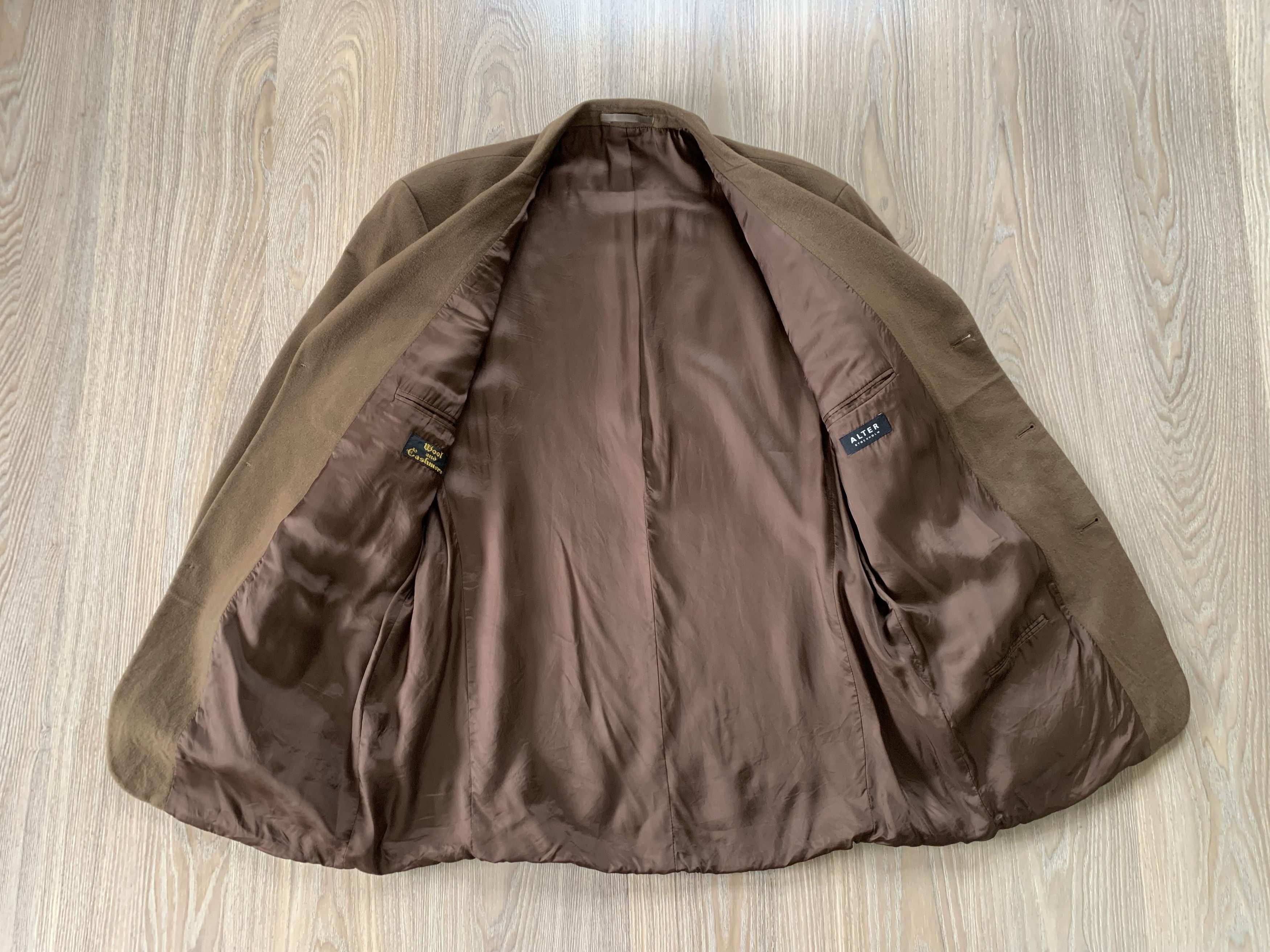 Designer × Vintage Alter Wool Cashemere Combined Heavy Coat Size US L / EU 52-54 / 3 - 5 Thumbnail