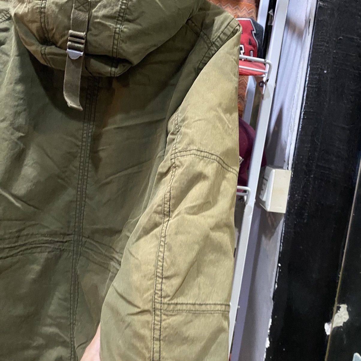 BUCKAROO Buckaroo olive green parka jacket with a faux-fur trim hood Size US M / EU 48-50 / 2 - 20 Thumbnail