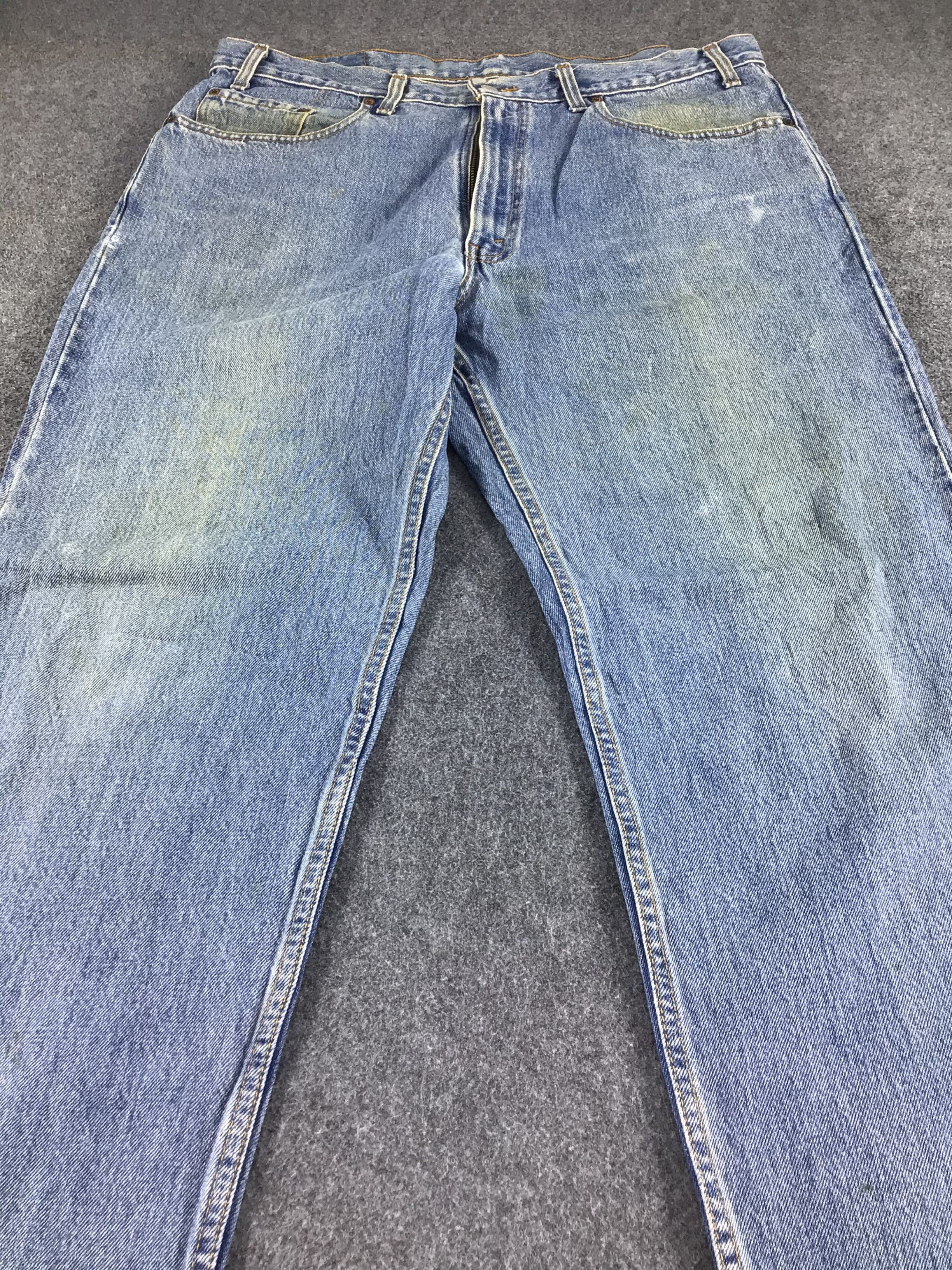 Levi's Vintage Levis 550 Jeans Dirty Medium Wash -J535 Size US 39 - 3 Thumbnail