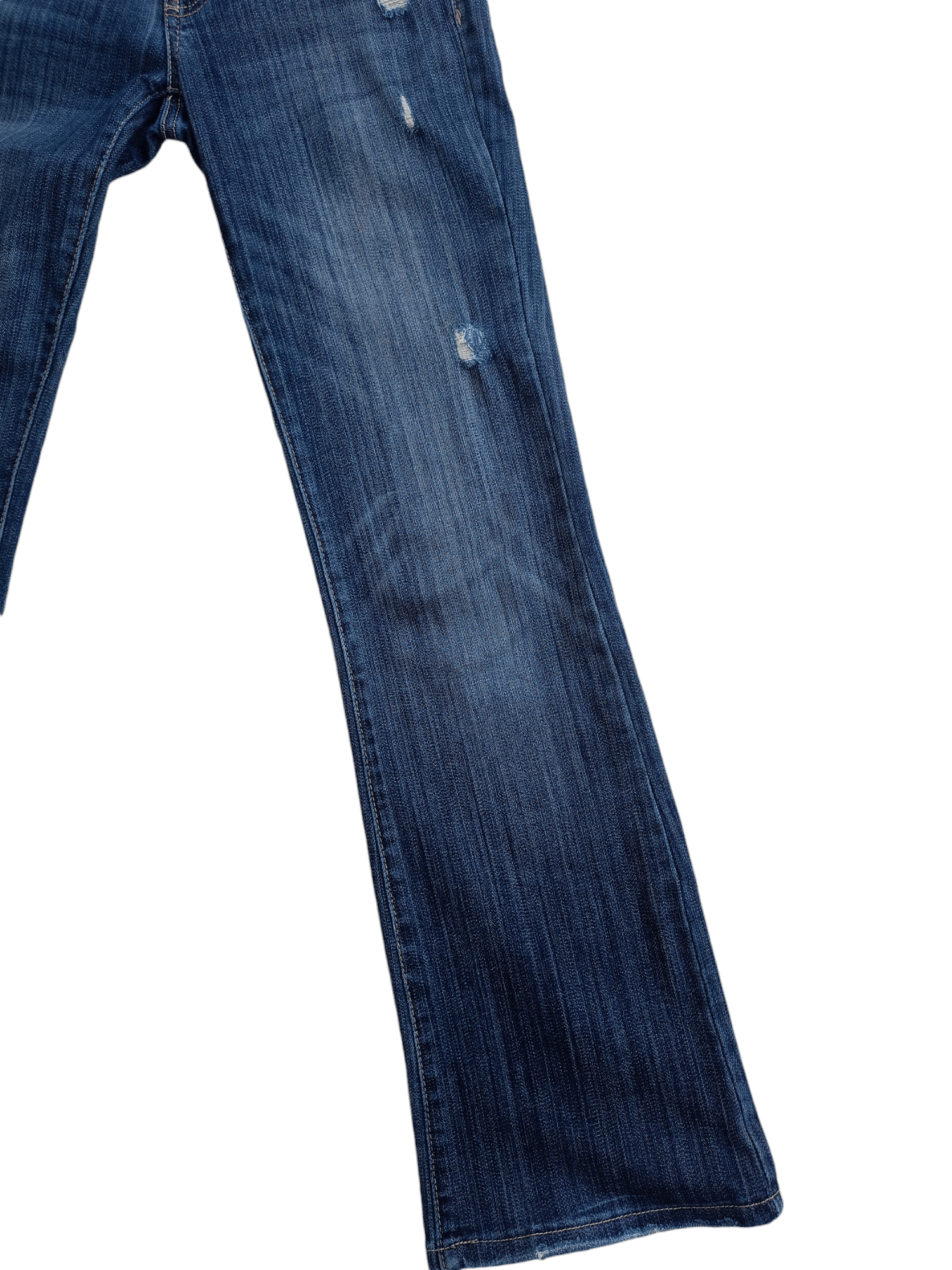 Forever 21 × Vintage XXL FOREVER 21 Boot Cut Distressed Vintage Streetwear Jeans Size 27" / US 4 / IT 40 - 6 Thumbnail