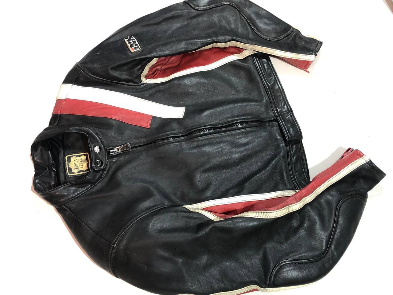 Other IXS Racing Moto Leather Jacket Vintage Size US M / EU 48-50 / 2 - 5 Thumbnail