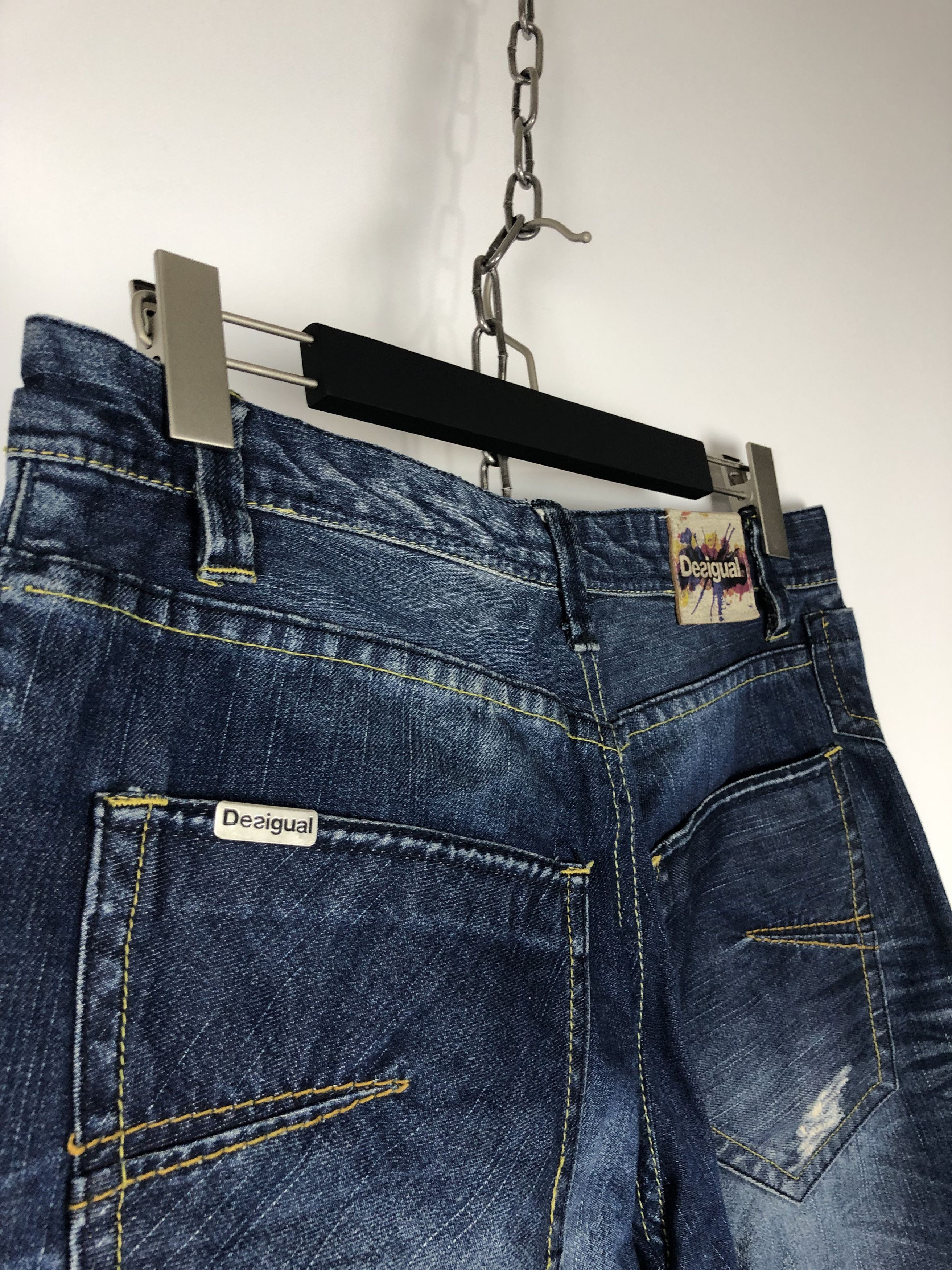 Desigual Desigual Blue Denim Jeans Pants Designer size 34x30 Size US 34 / EU 50 - 8 Thumbnail