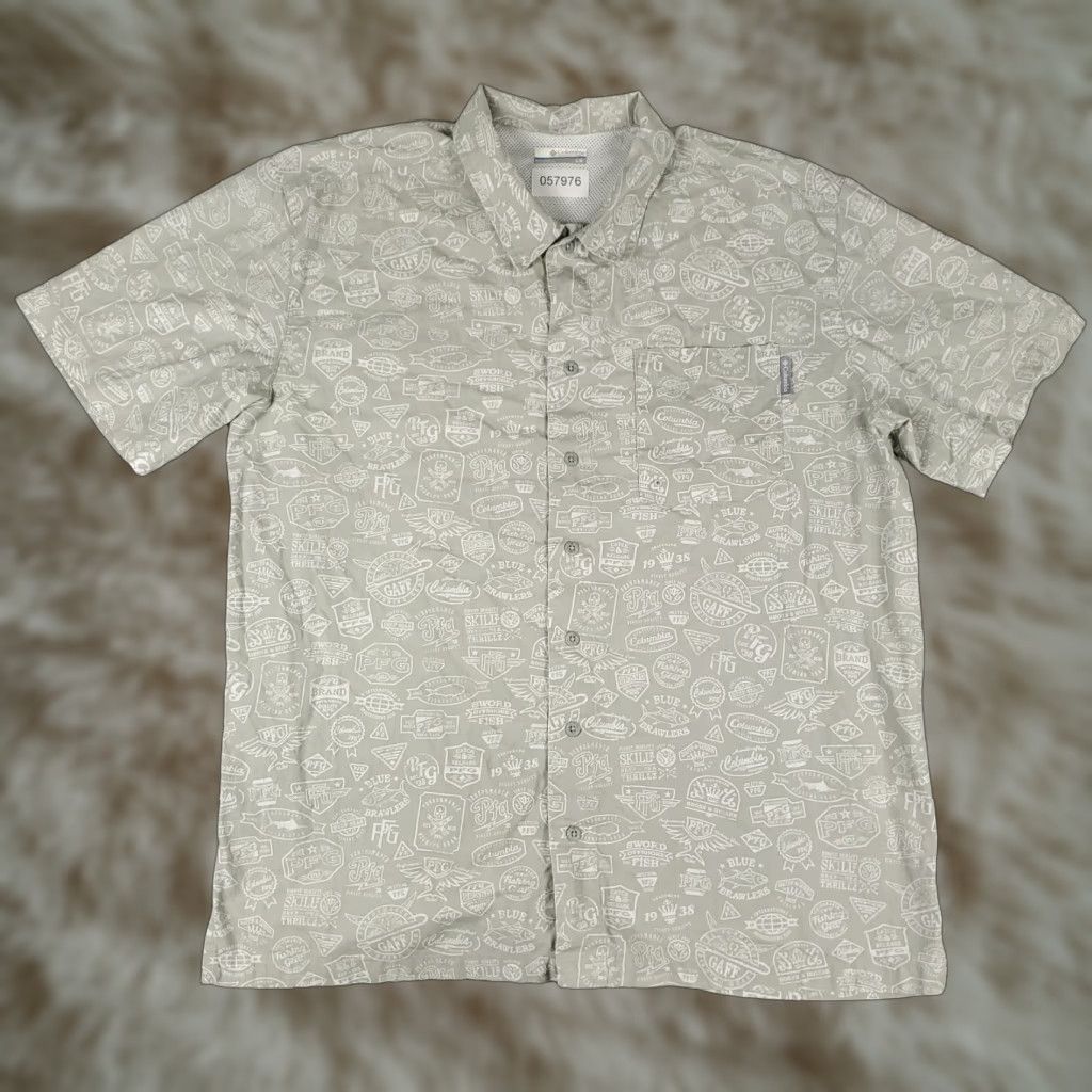 Vintage Columbia Shirt Mens Size Large Beige PFG Vented Fishing Button Up Size US L / EU 52-54 / 3 - 1 Thumbnail