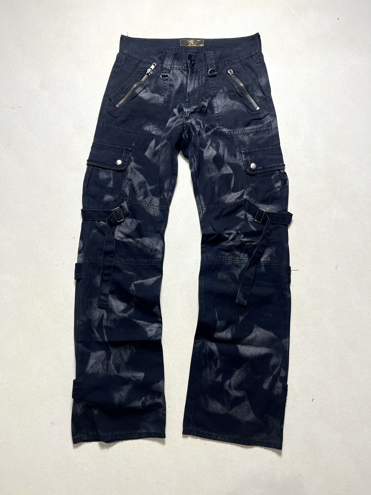 Le Grande Bleu (L.G.B.) 💸ACCEPT BINDING💸 Xrfm bleach bondage denim pant Size US 30 / EU 46 - 1 Thumbnail