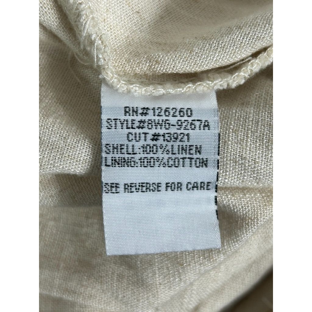 Other Velvet Heart Greyson Lightweight Jumpsuit in Wheat - Sz S - Size 27" / US 4 / IT 40 - 7 Thumbnail