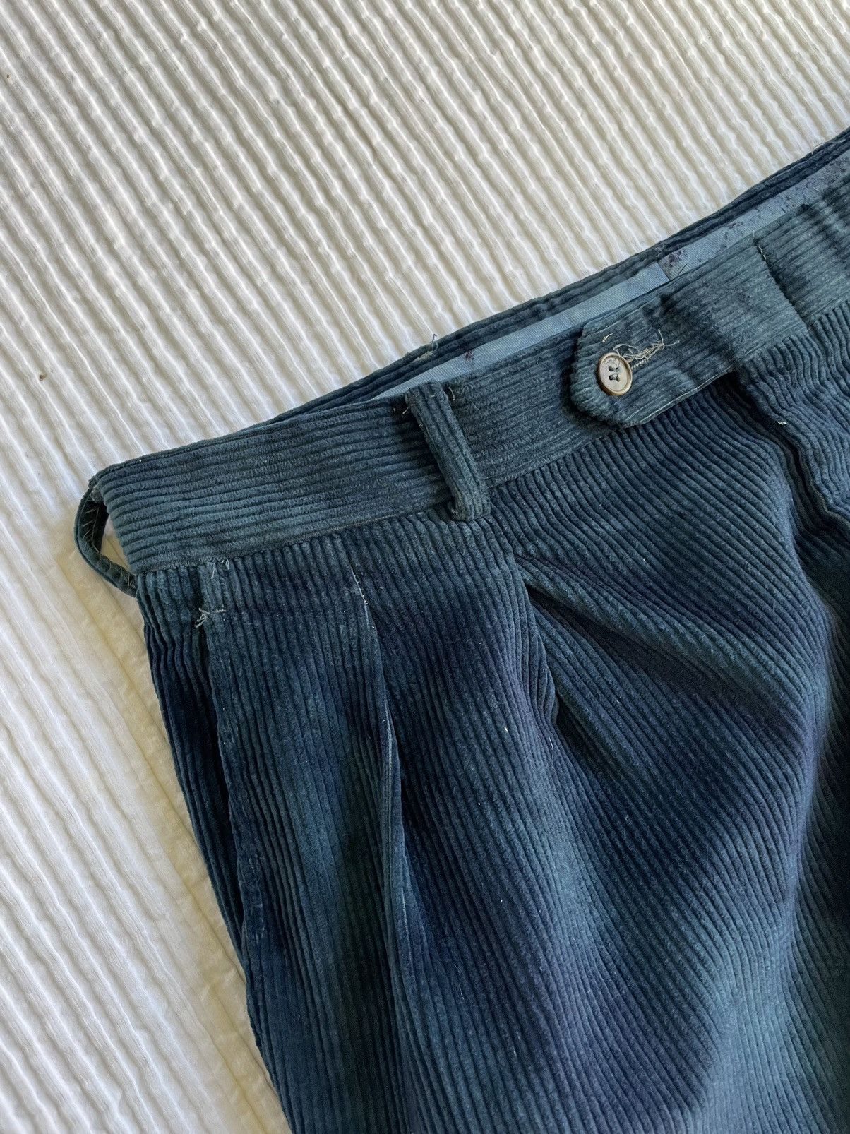 Handmade Beautiful Royal Blue Hand Indigo Cords Size US 32 / EU 48 - 3 Thumbnail
