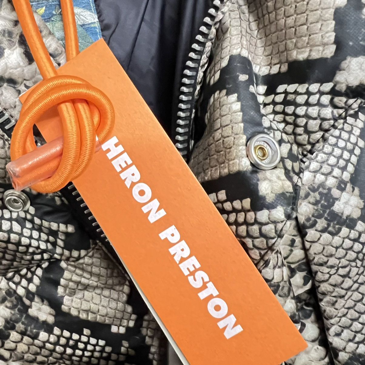 Heron Preston Heron Preston Snakeskin Python Hooded Puffer Parker Jacket Size US M / EU 48-50 / 2 - 12 Thumbnail