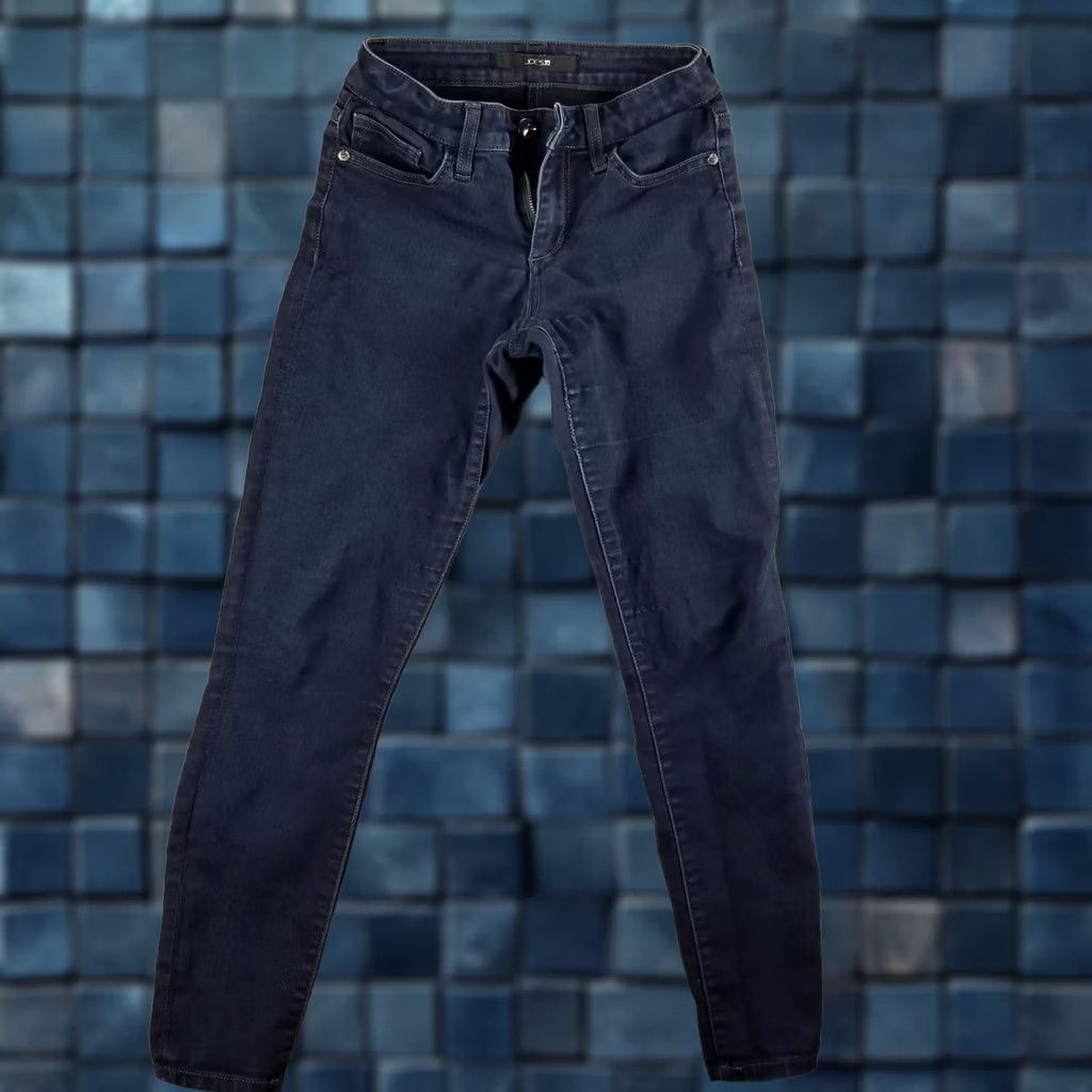 Vintage JOE'S Jeans Mid Rise Skinny Pants Blue Denim 25 Women Jeans Stretch Classic Modern 27 Inseam Mens Womens Girls Boys Size 42" / US 20 - 1 Thumbnail