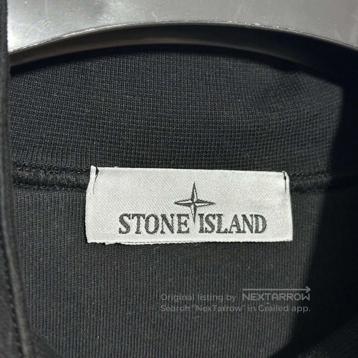 Stone Island black half-zip sweatshirt from Stone Island. Size US XXL / EU 58 / 5 - 5 Thumbnail