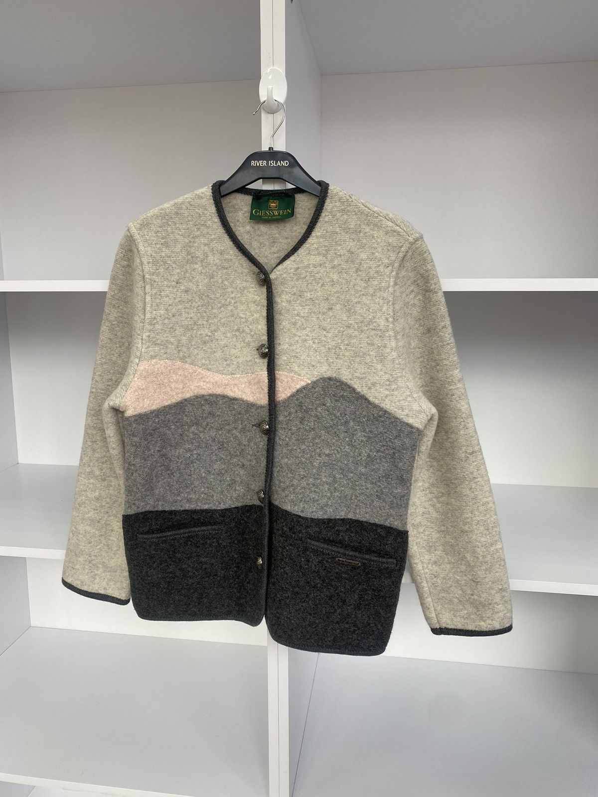 Designer × GIESSWEIN × Vintage Vintage GIESSWEIN WOOL SWEATER Womens Austria Cardigan Size XS / US 0-2 / IT 36-38 - 3 Thumbnail