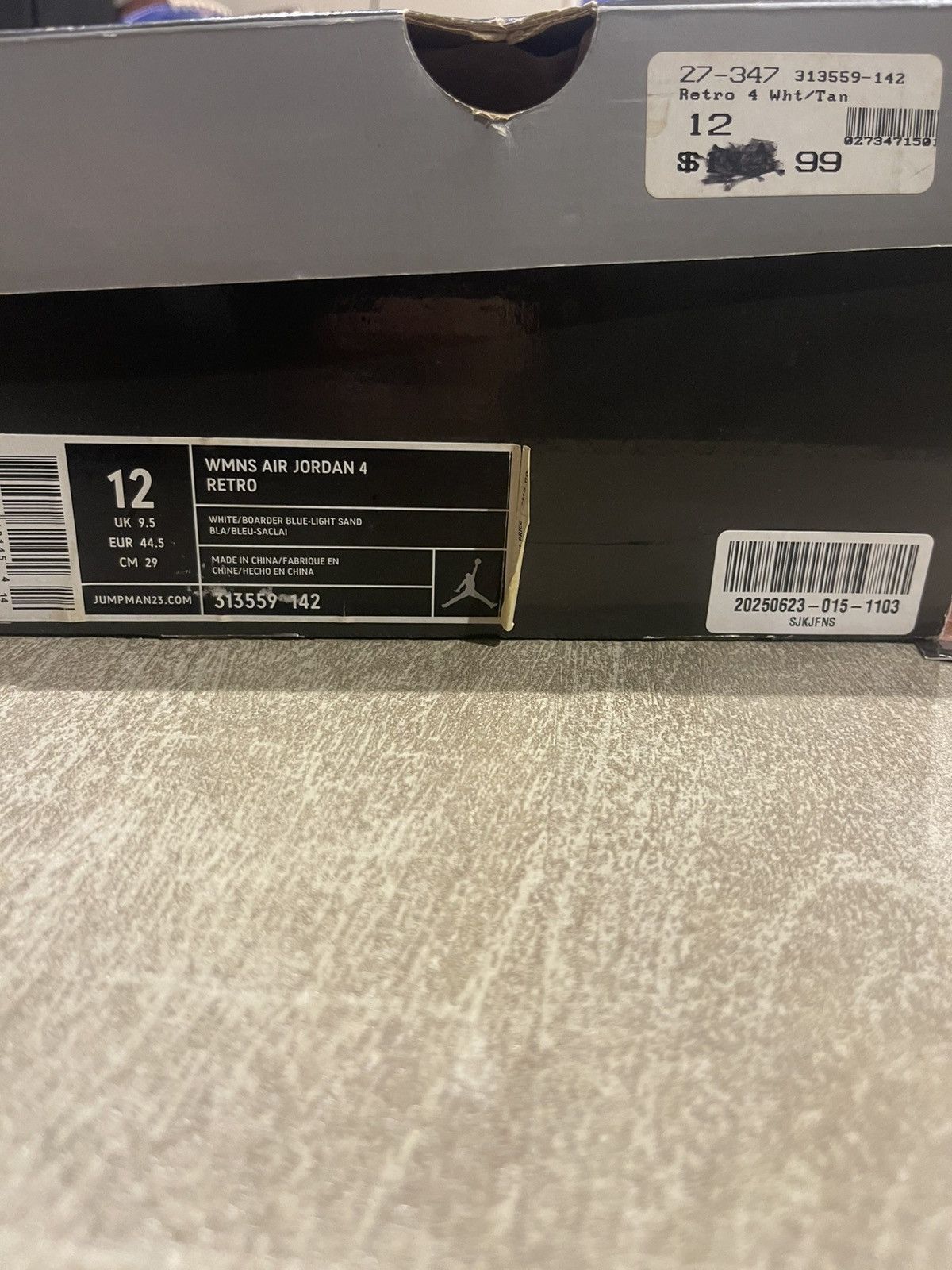 Jordan Brand Air Jordan 4 Retro 2006 Linen BRAND NEW Size US 10 / EU 43 - 7 Thumbnail