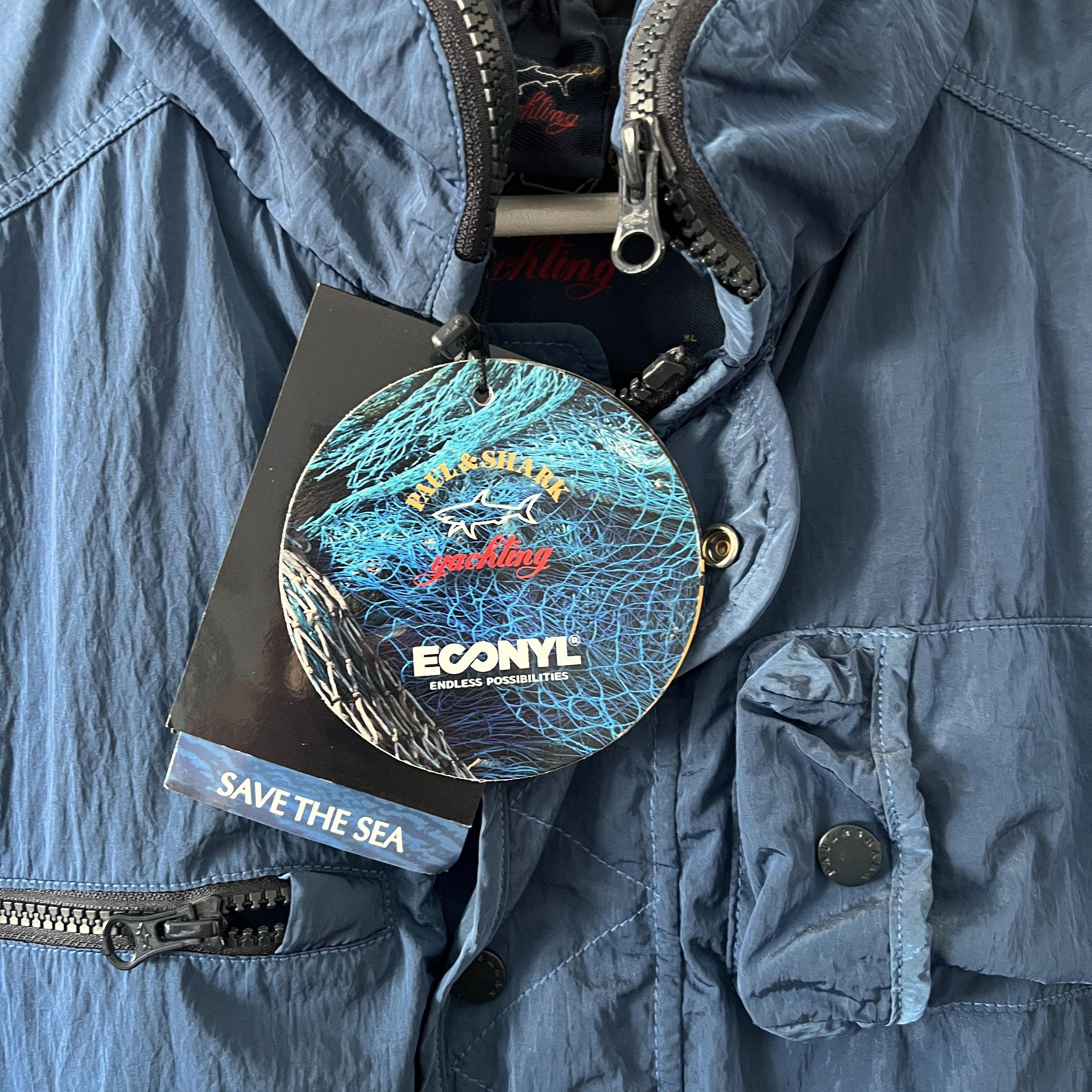 Paul & Shark Men's Paul & Shark Scoop Nylon Fishing Gilet Vest Size XL Size US XL / EU 56 / 4 - 16 Thumbnail