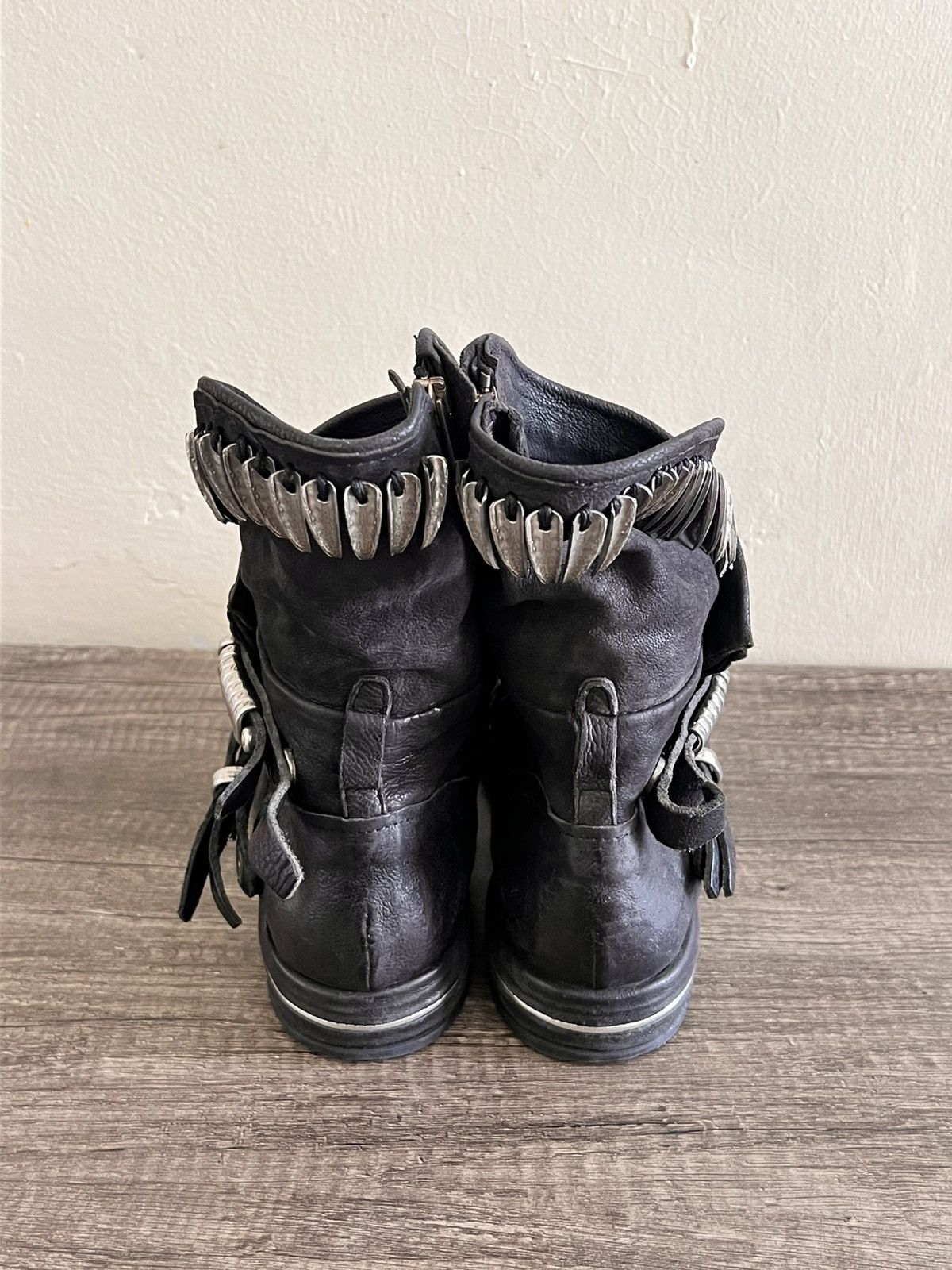 A.S.98 AS98 TOREY LEATHER ANKLE BOOTS Size US 10 / IT 40 - 5 Thumbnail