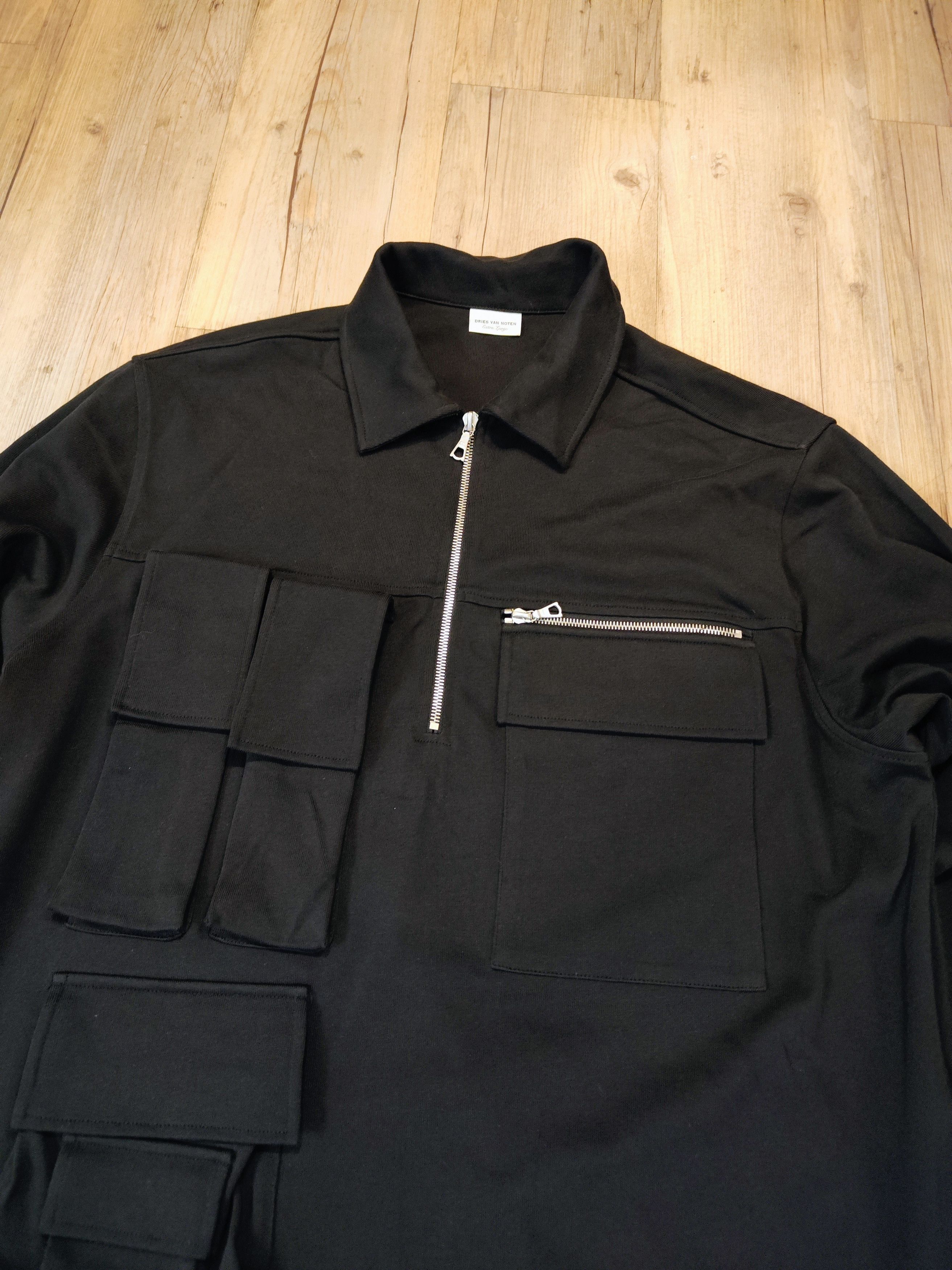 Dries Van Noten Quarter zip cargo jacket.Like Vetements or Balenciaga Size US XL / EU 56 / 4 - 3 Thumbnail