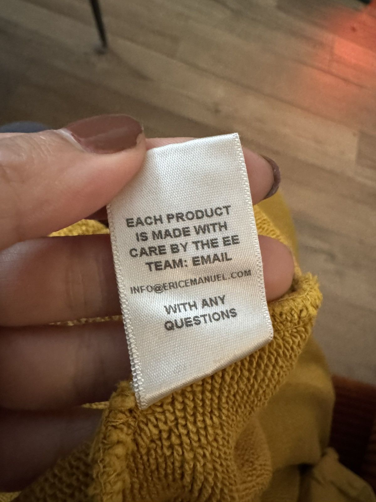 Eric Emanuel EE Spicy Mustard Sweatpants Size US 29 - 5 Thumbnail