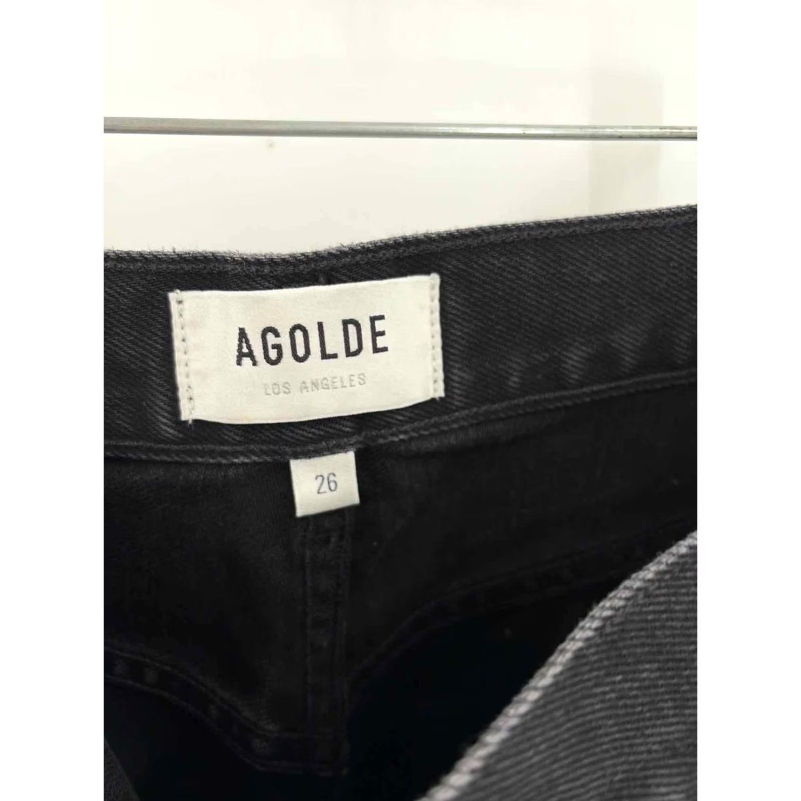 Agolde Pre-Owned AGolde Black Size 26 Distressed Jeans Size 26" / US 2 / IT 38 - 3 Thumbnail