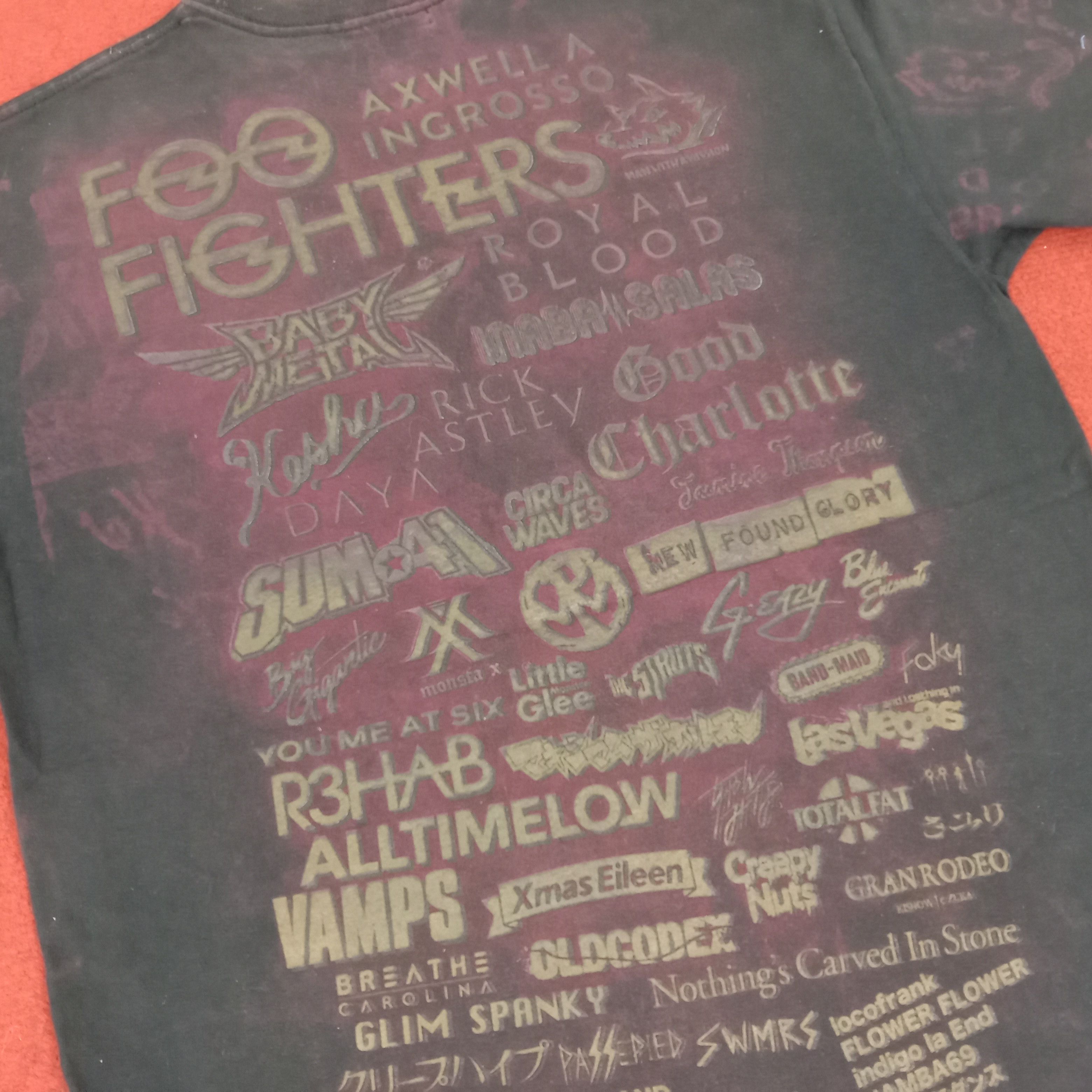 Kasabian Calvin Harris Music Festival Summer Sonic Tshirt