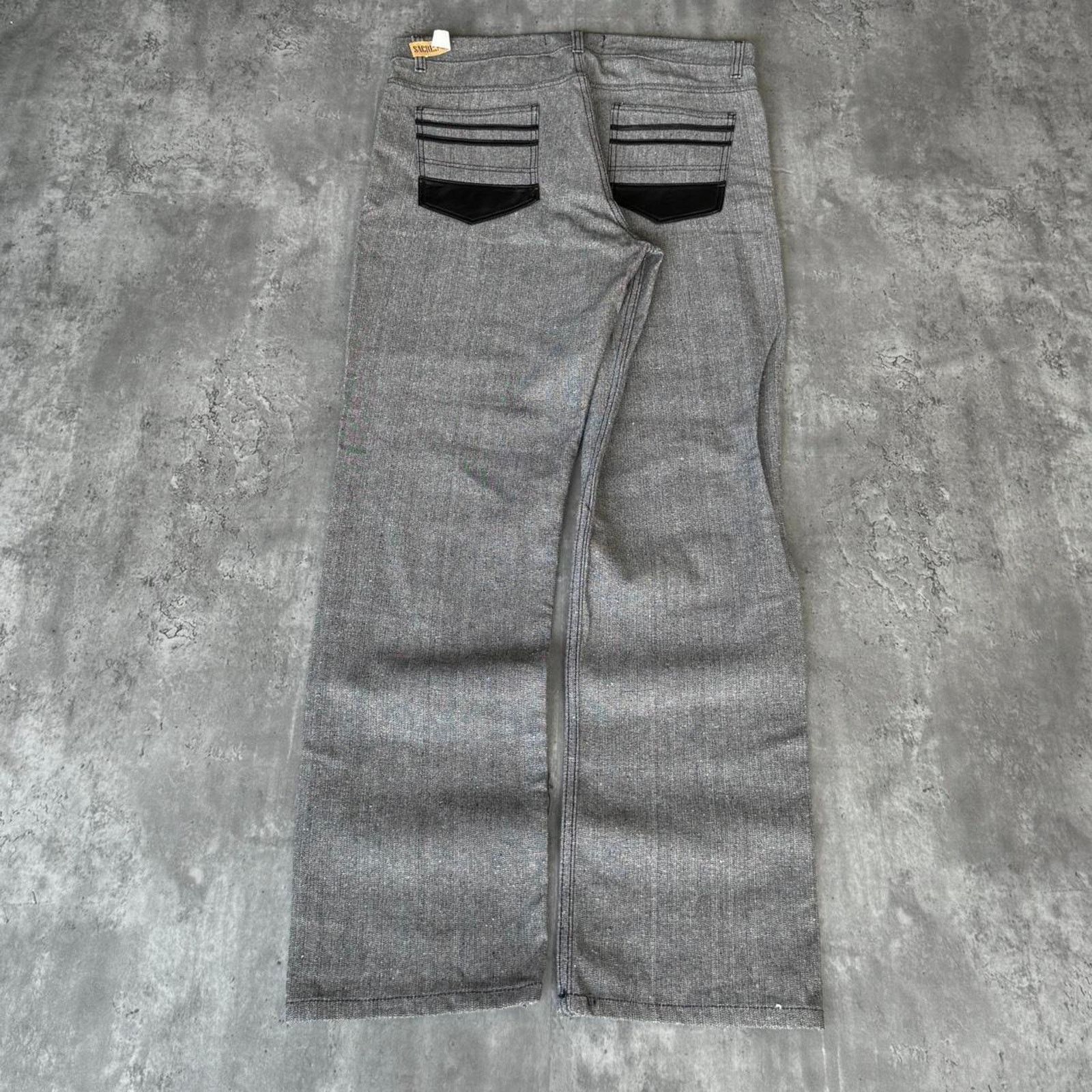 JNCO × Japanese Brand × Vintage Vintage Y2K Sacred Crown Embroidered Opium Denim Jeans Size US 38 / EU 54 - 1 Thumbnail