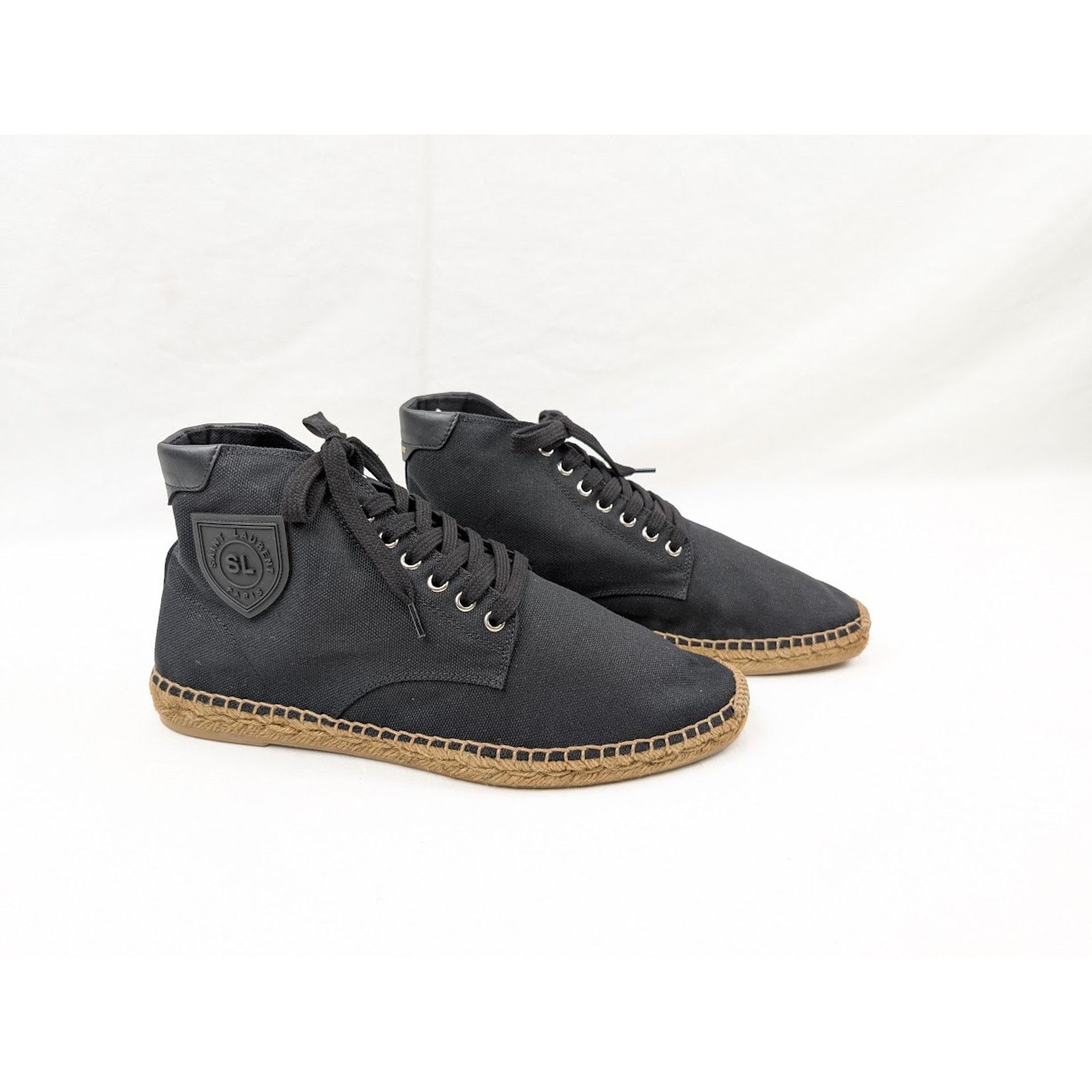 Saint Laurent Paris o1rshd1 Damon High-Top Sneakers in Nero Size US 12 / EU 45 - 12 Thumbnail