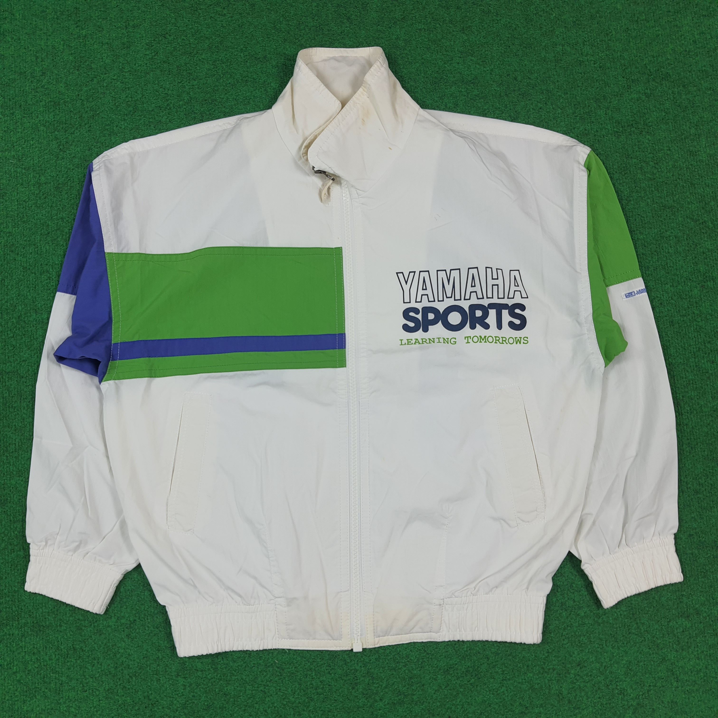 Yamaha Vintage Yamaha Sports Jacket Retro Windbreaker C291N8 Size US M / EU 48-50 / 2 - 1 Thumbnail
