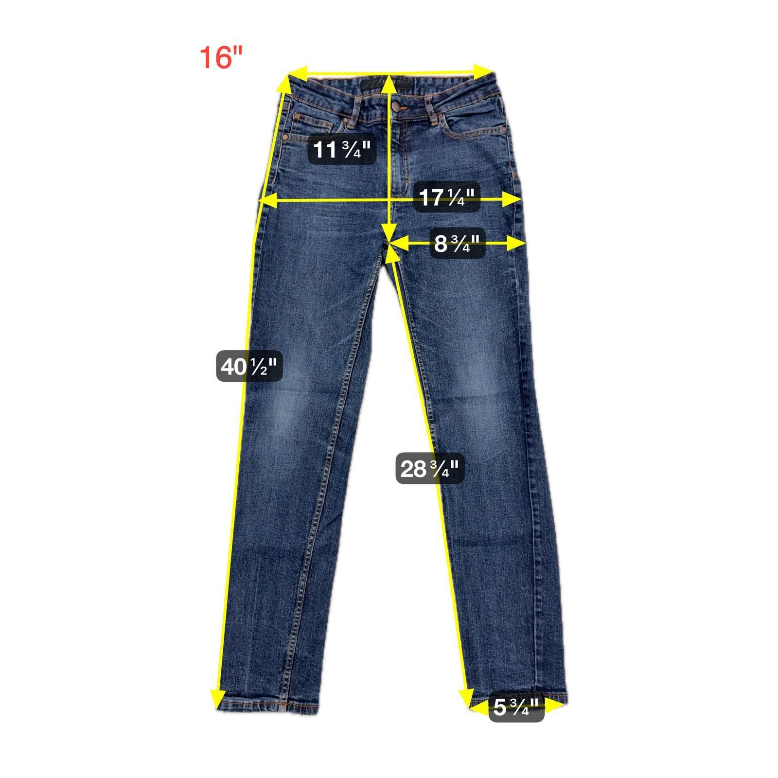 Designer Joe's Skinny Premium Denim Dark Wash Jeans - 16 Size 32" / US 10 / IT 46 - 10 Thumbnail