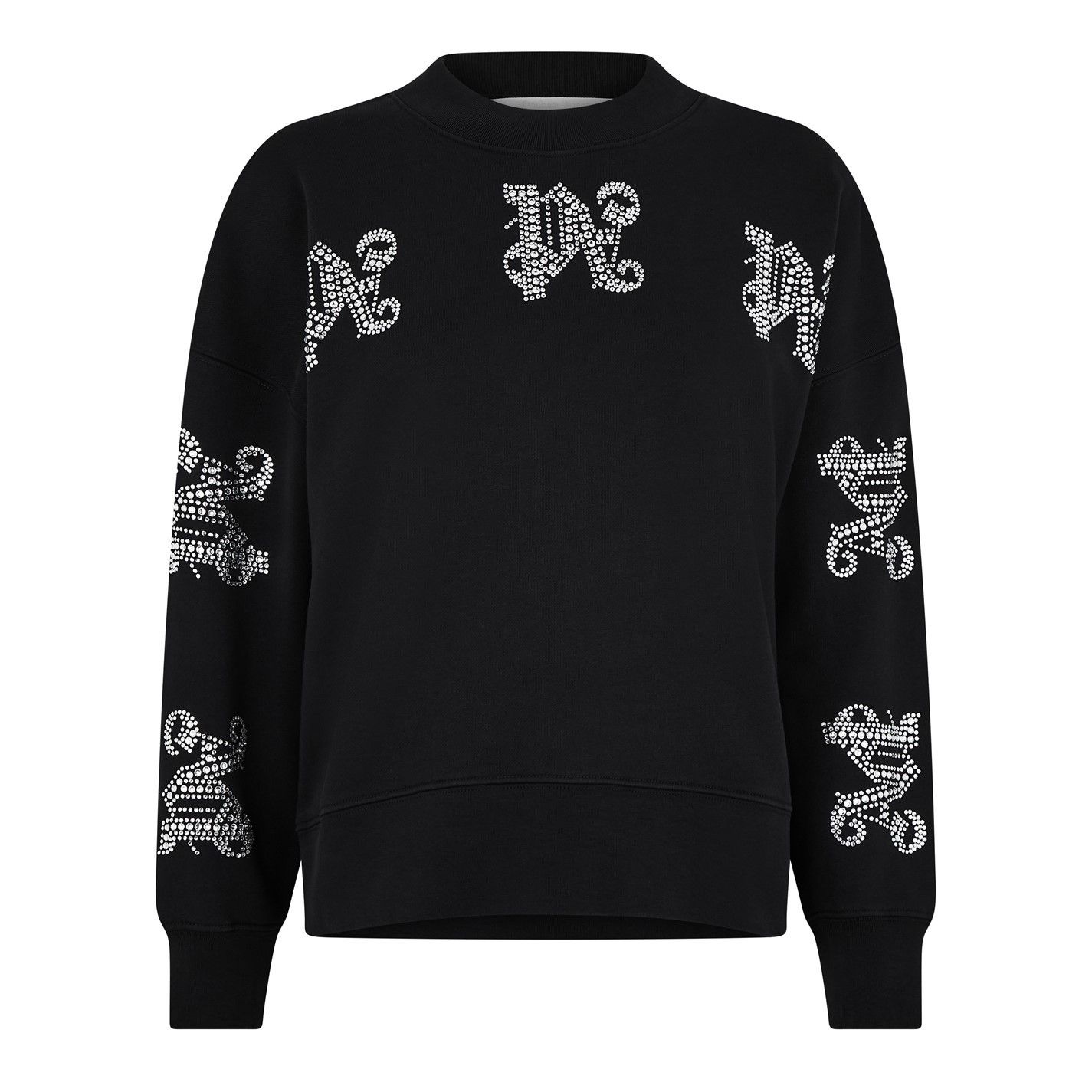 o1g2r1mq0325 Monogram Sweater in Black