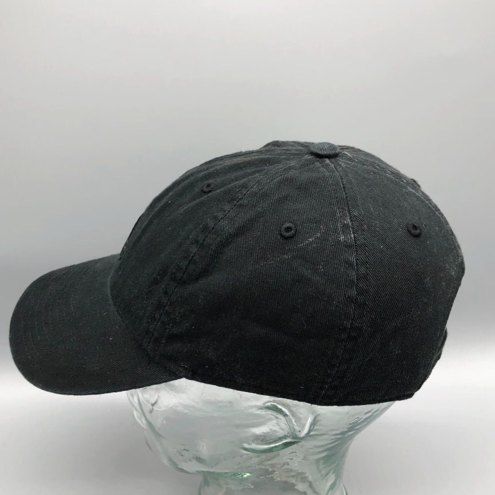 Adidas ADIDAS Baseball Hat Cap Adjustable Twill Black Logo Dad Strap Back - Men’s Adult One Size, Black, Lightweight, Breathable, Casual Sport Baseball Cap Size ONE SIZE - 6 Thumbnail
