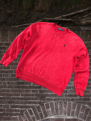 Polo Ralph Lauren Polo Ralph Lauren casual red crewnec Sweater Size US L / EU 52-54 / 3 - 1 Thumbnail