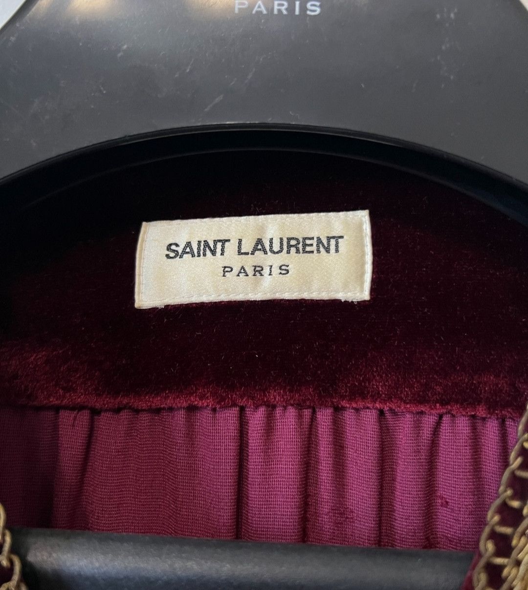 Saint Laurent Paris Saint Laurent 15ss red velvet firework shirt-2505 Size US M / EU 48-50 / 2 - 3 Thumbnail