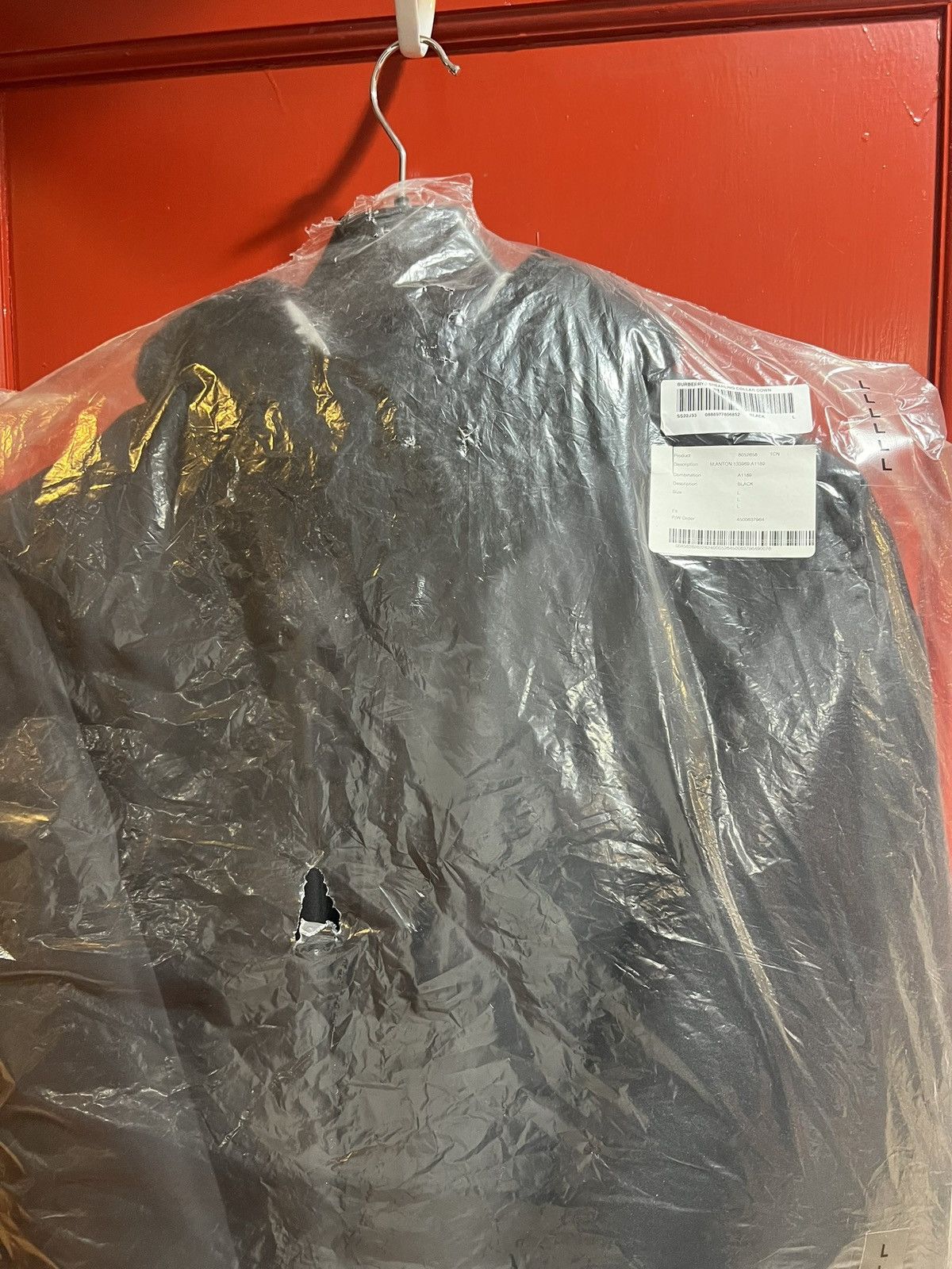Burberry × Supreme Supreme Burberry Shearling collar down puffer jacket Size US L / EU 52-54 / 3 - 14 Thumbnail